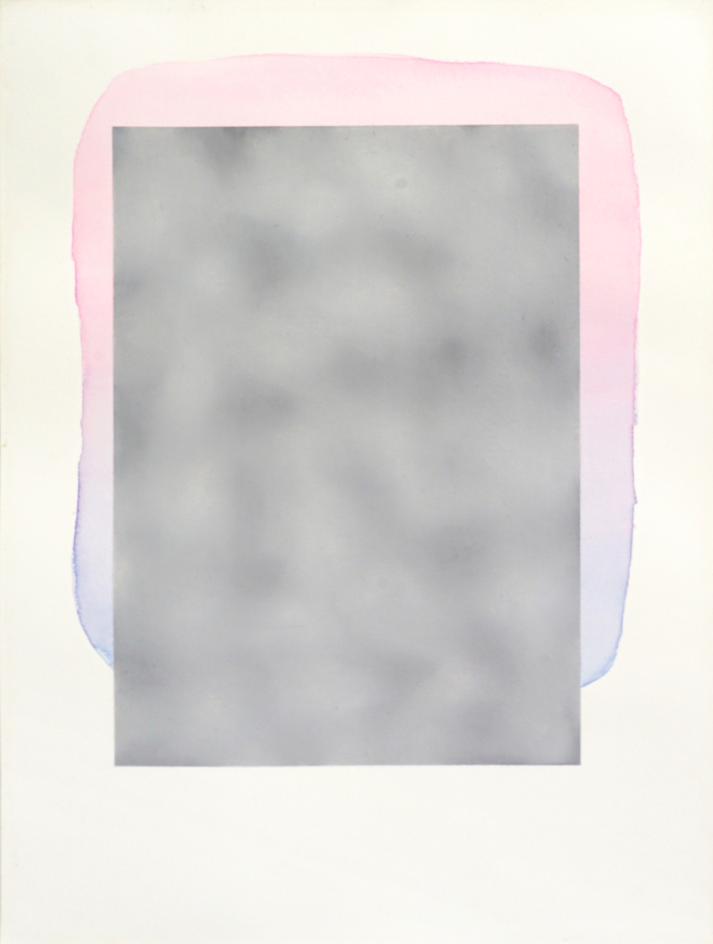 untitled, oil and watercolor on paper, 41 x 31 cm, 2019