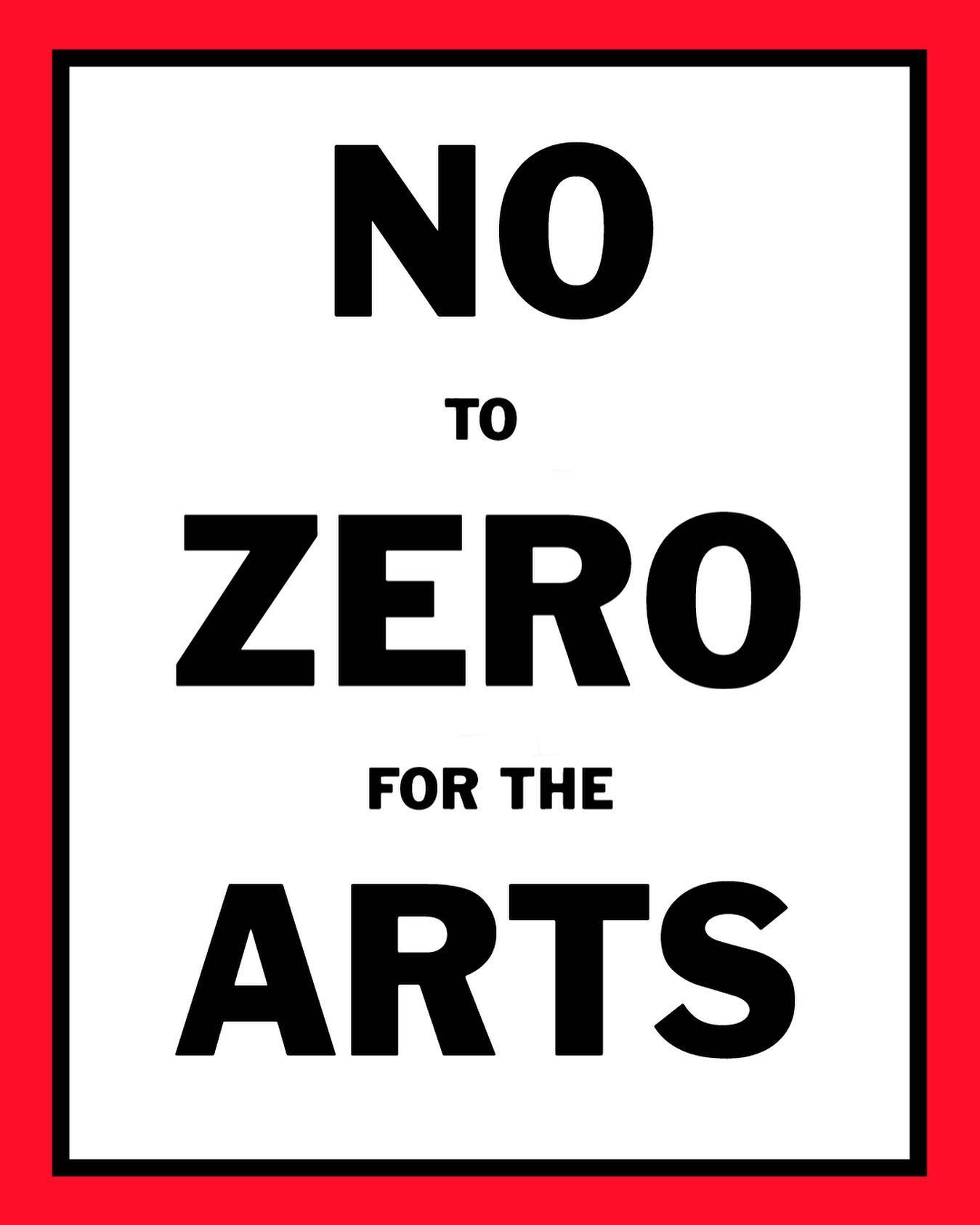 No to Zero for the Arts, as member of Vox Populi Artist Collective, May 2020