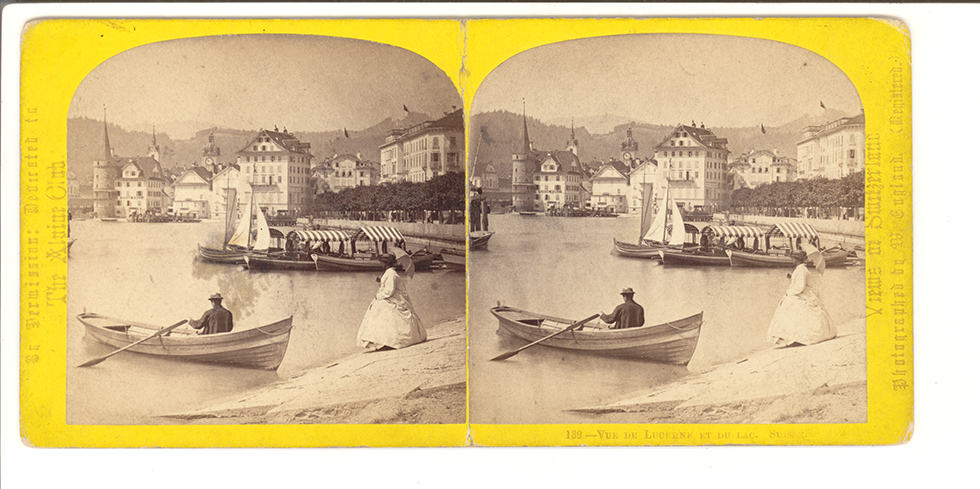 Vista su Lucerna e il lago, Canton Lucerna (1863)