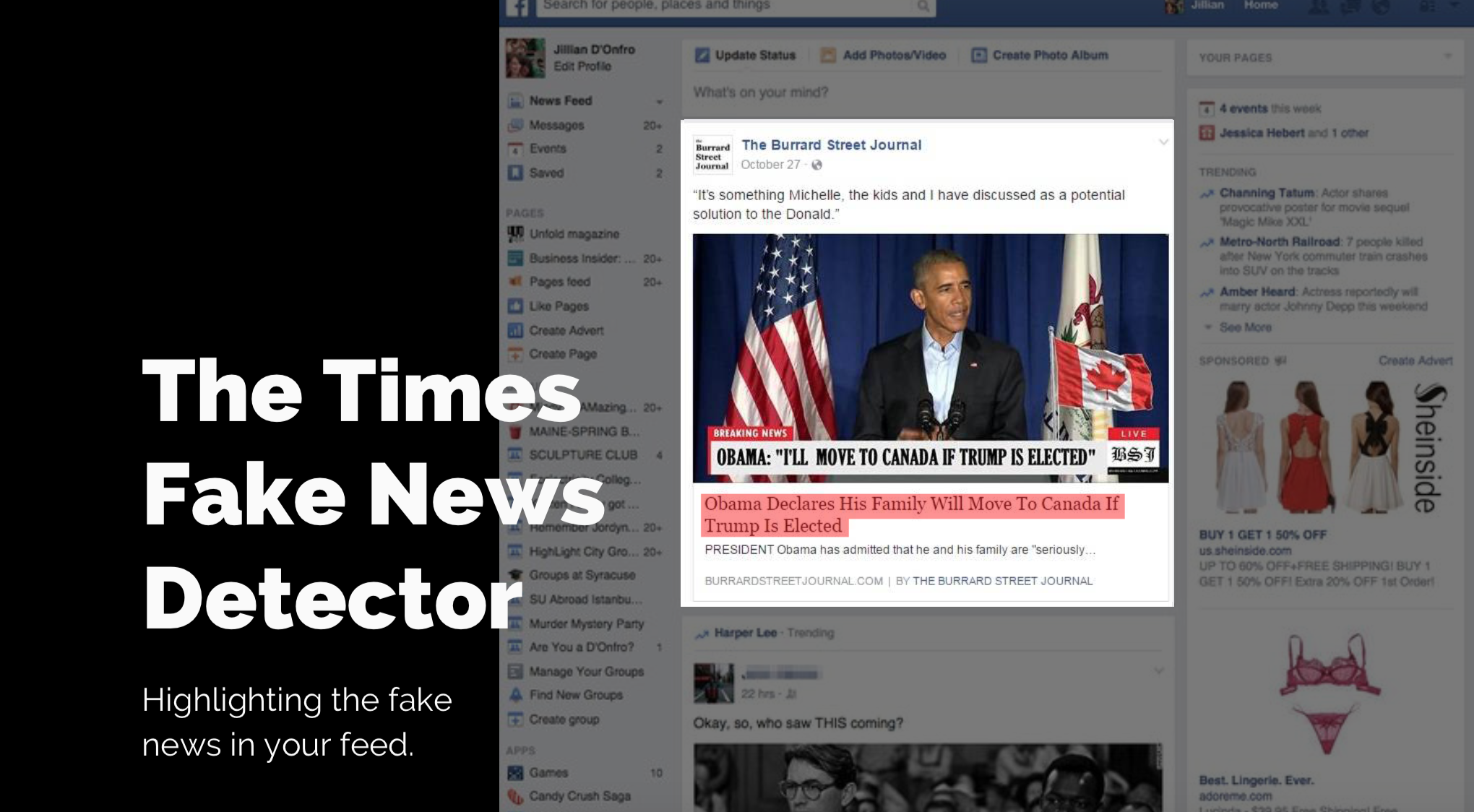 The Times Fake News Detector Idea
