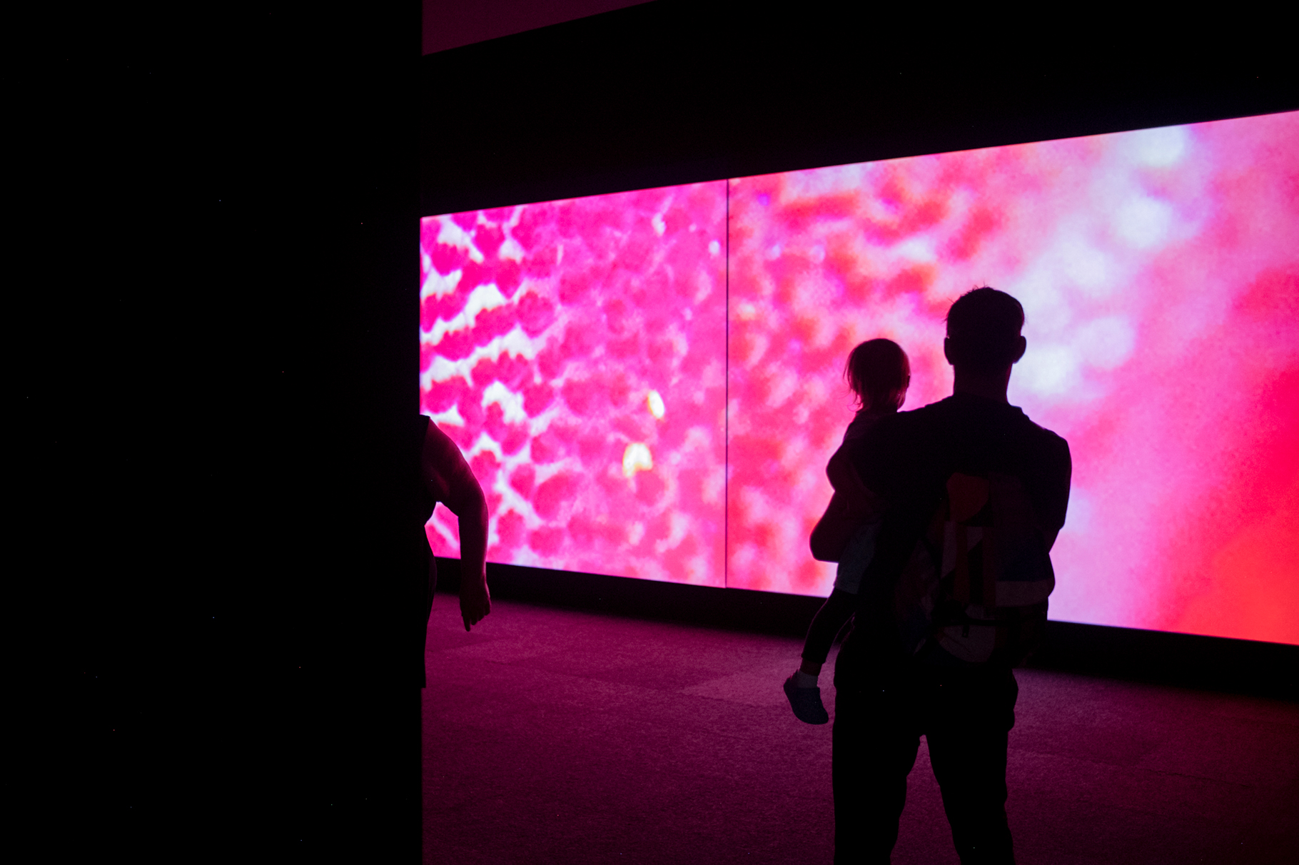 Centre of the Centre, 2019, three-channel HD colour video, 48:9, 5.1 surround sound, 20 minutes