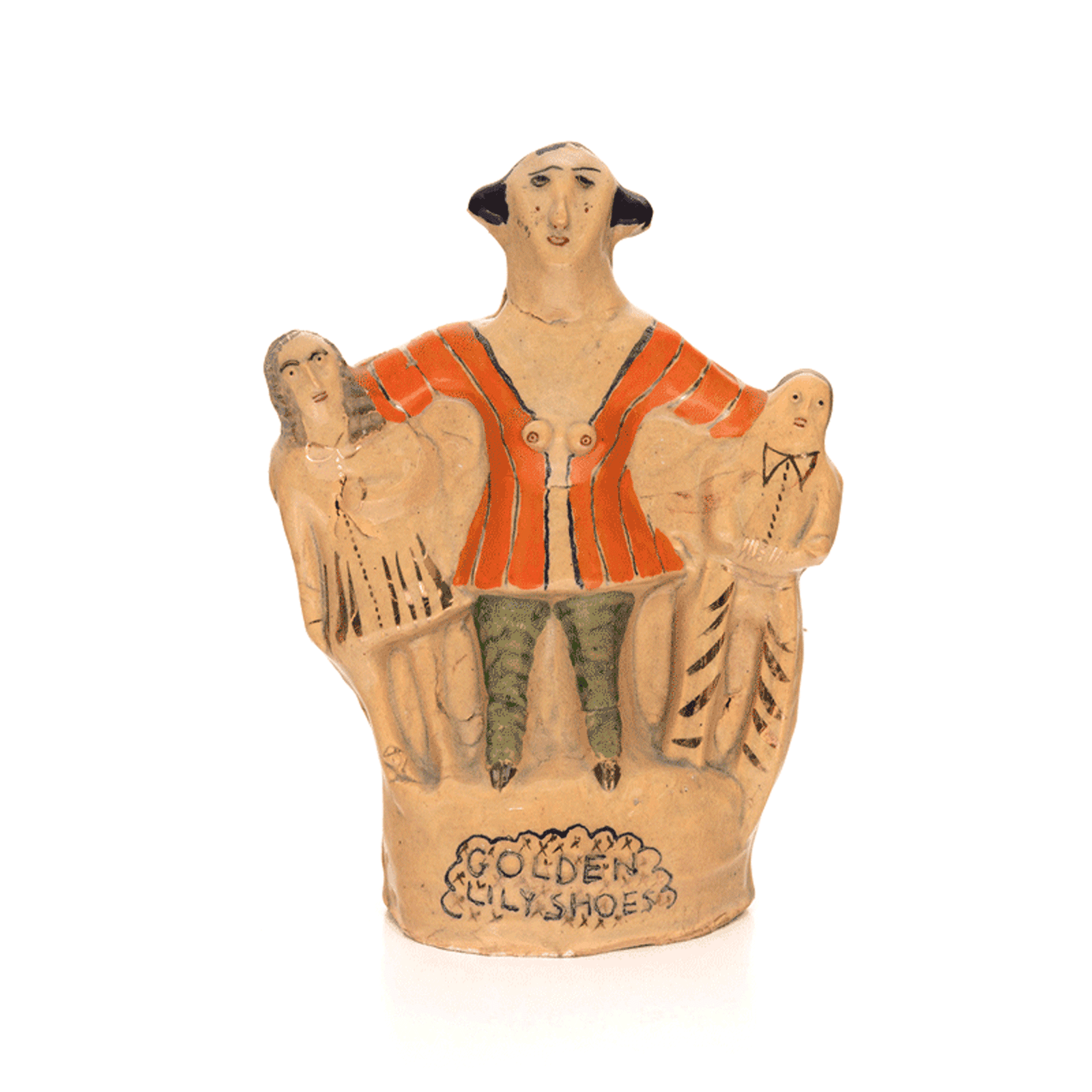 Golden Lily Shoes, 1970Glazed ceramic stoneware