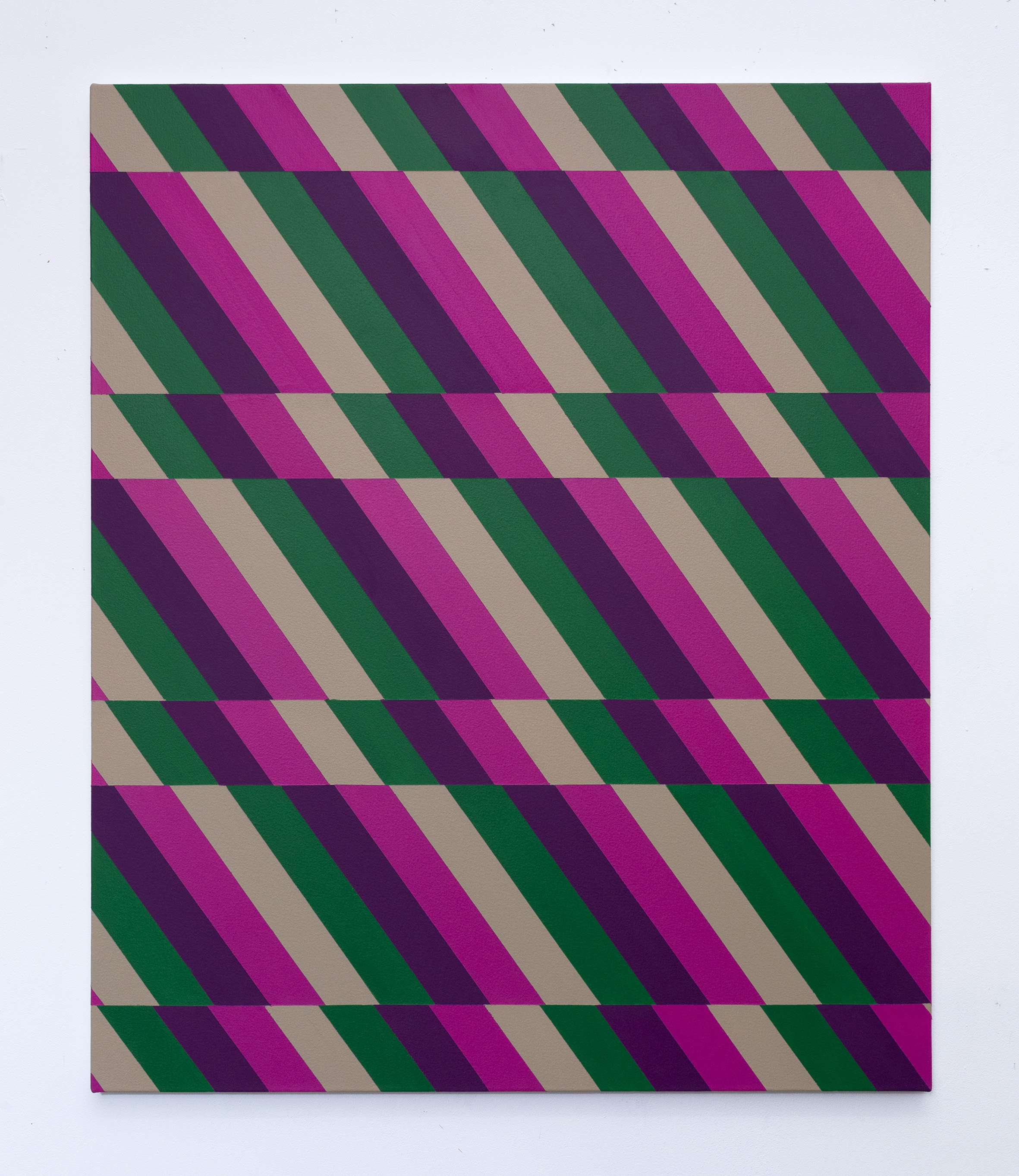 Lineae LII, 91cm x 76cm, acrylic on canvas