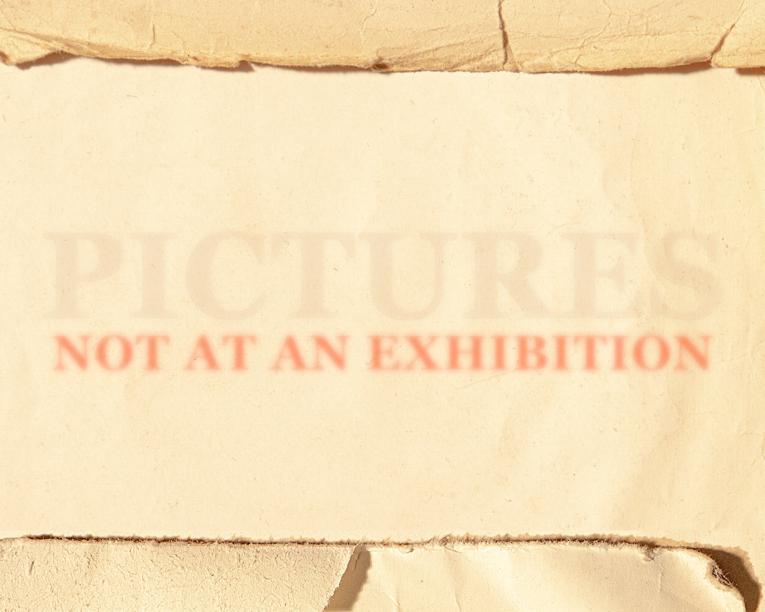 pics not at an exhibition