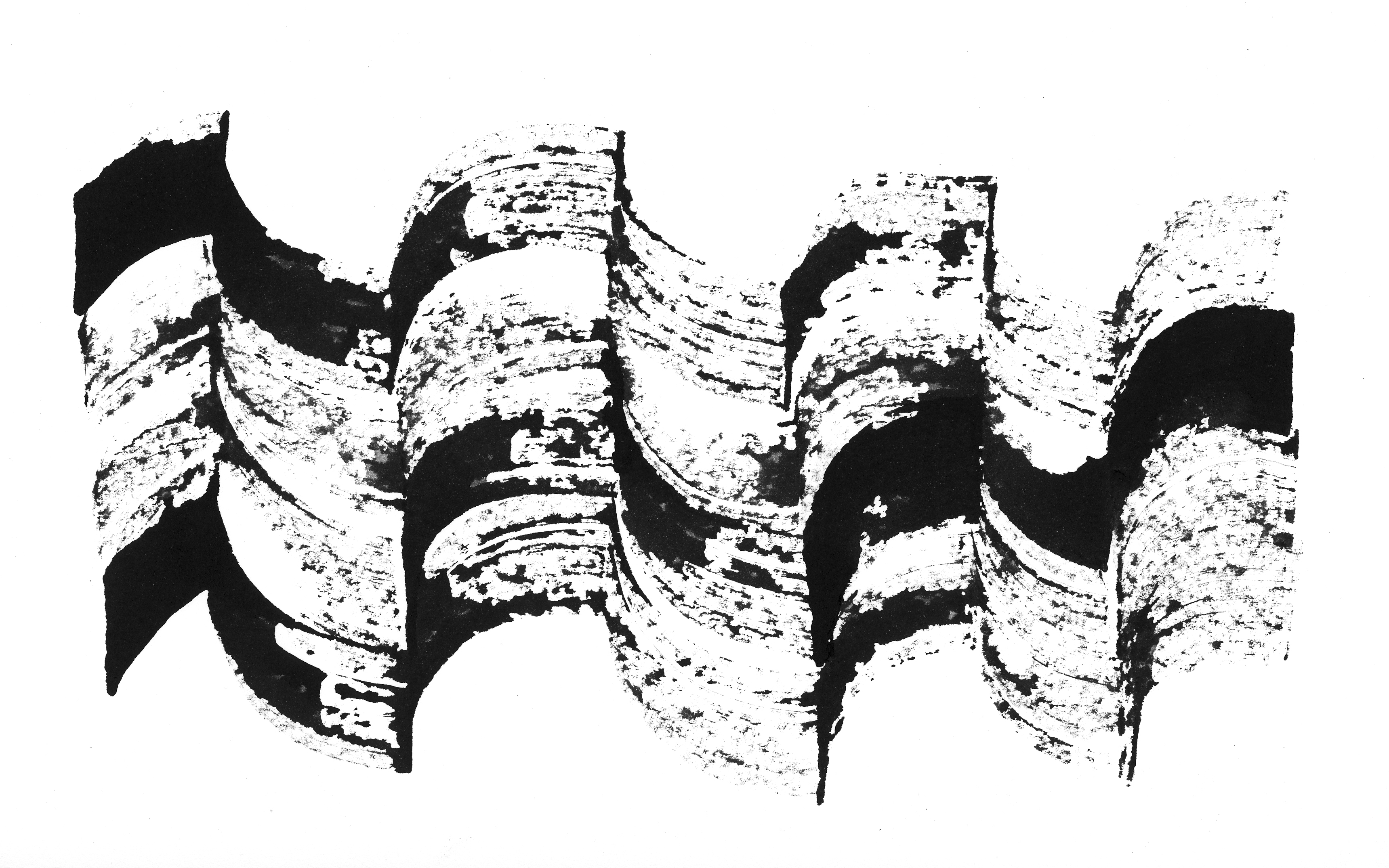 Wave  No 20, 12x9″