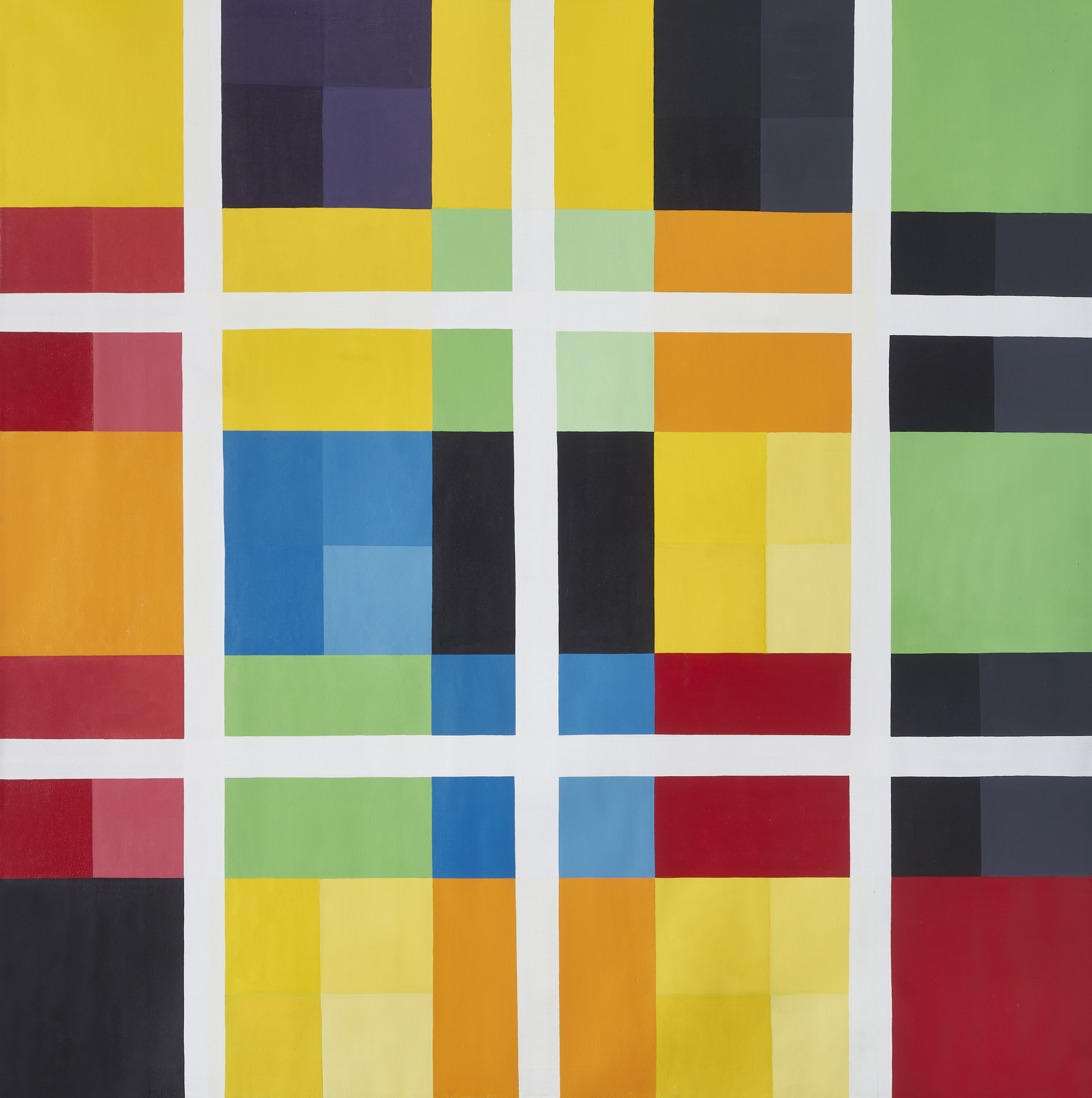 Untitled, 1993. Acrylic on canvas, 143 x 143 cm.