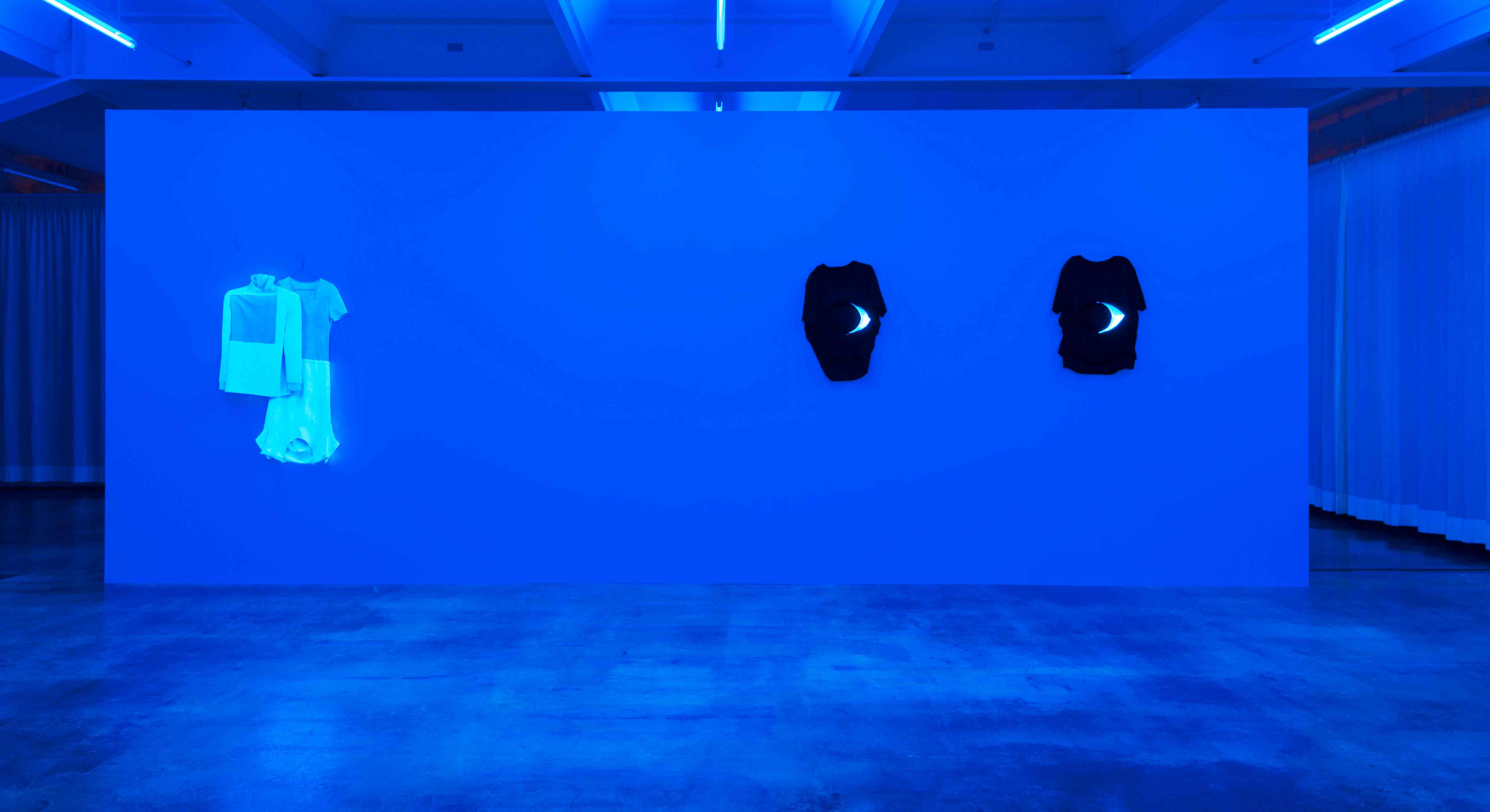 Ausstellungsansicht Kunstverein Reutlingen „Kaltes Licht“     Kuratiert von Carmen Beckenbach