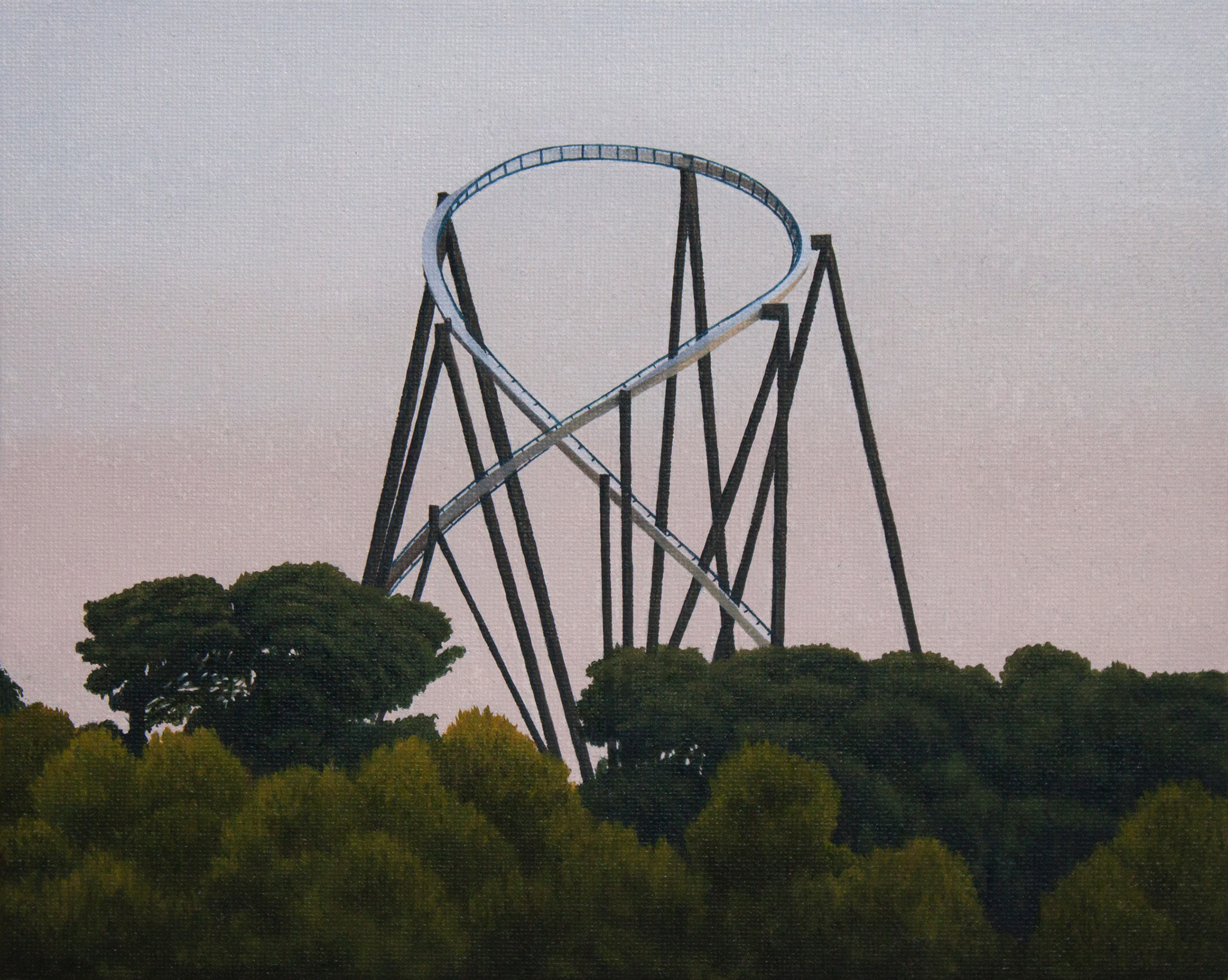 James Moore / King Of Snakes / Oil on Canvas Board, 2021 / 25 x 20cm