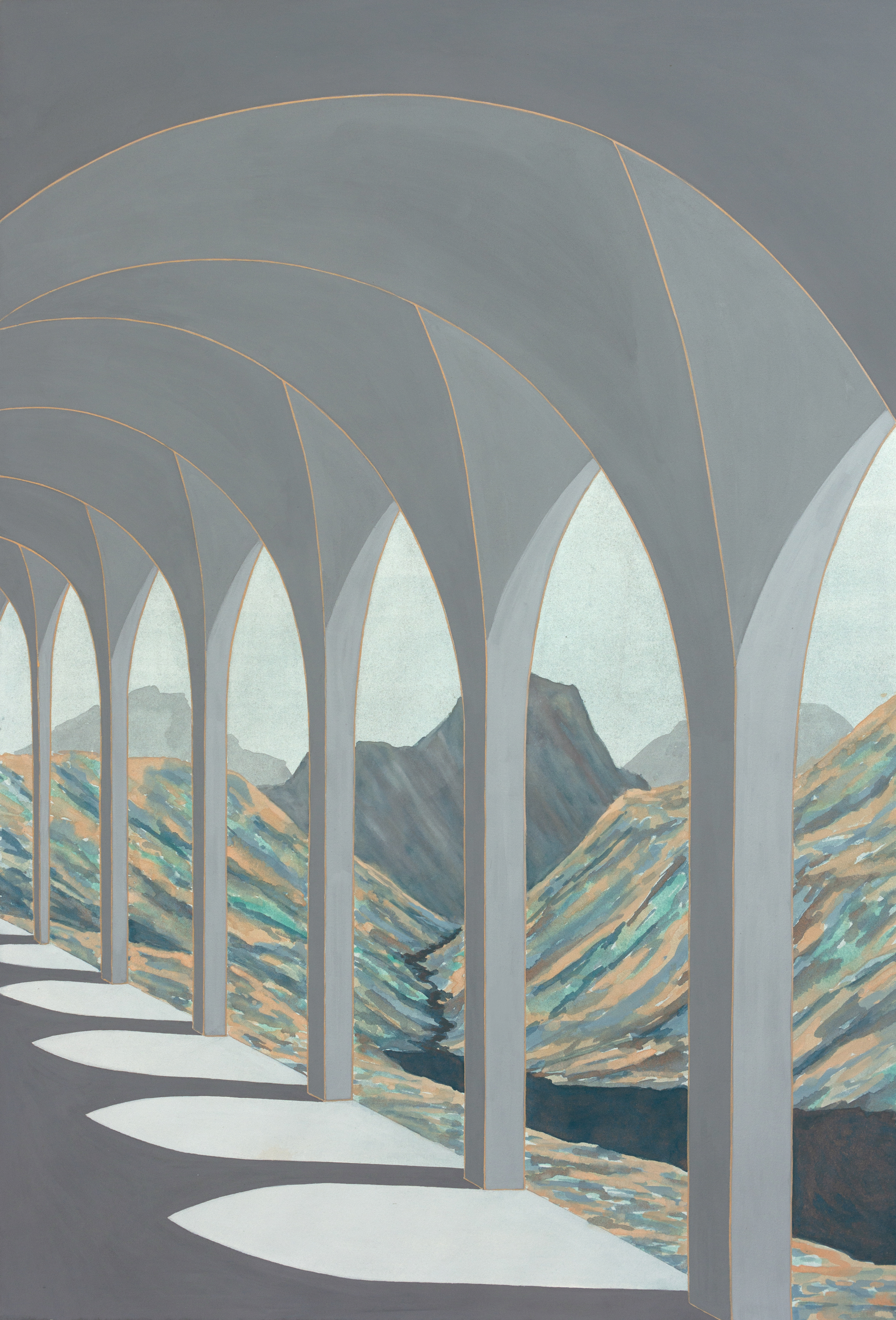 A Finite Infinity (Architected Landscape 68), 2023