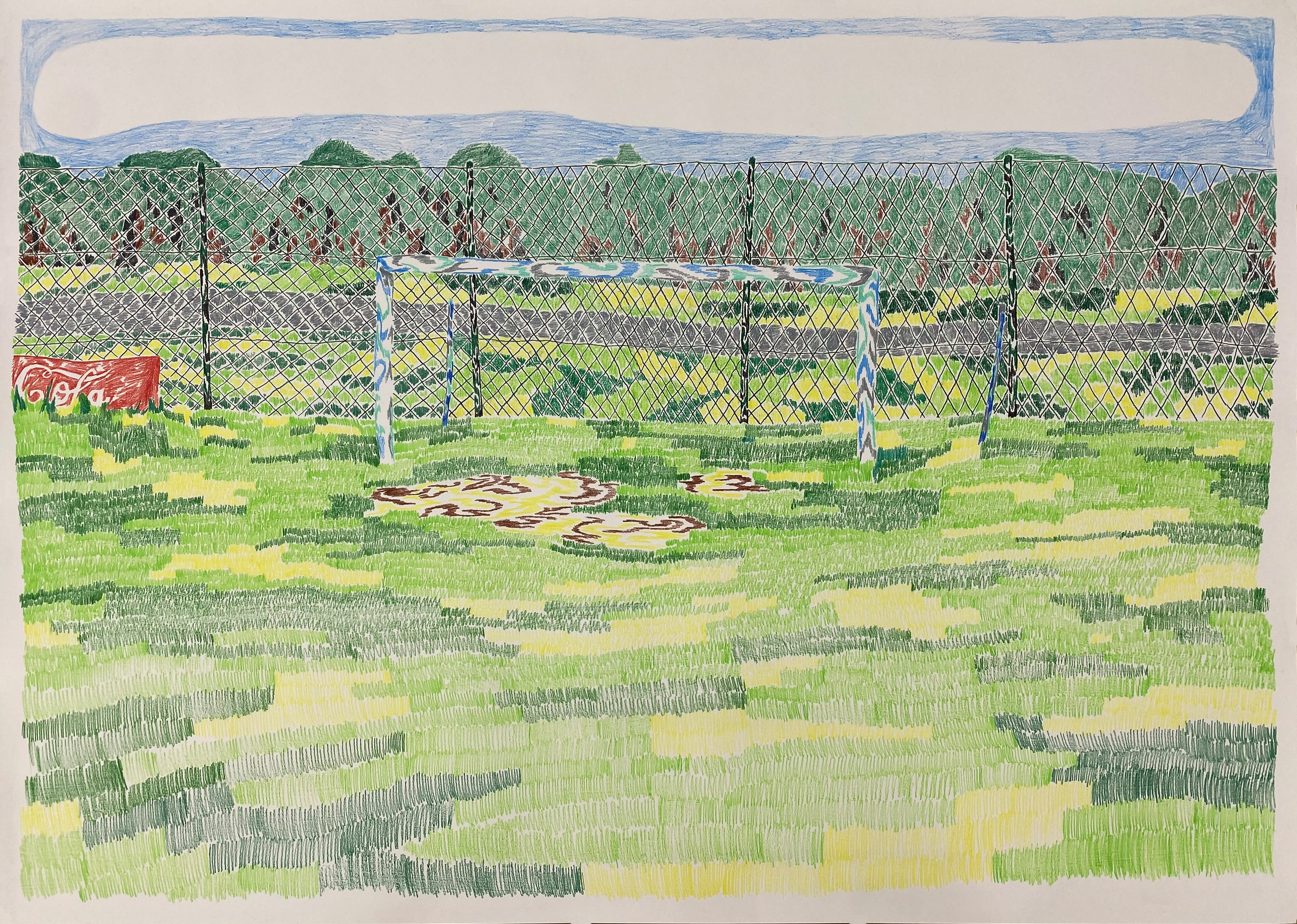 Untitled / Colored pencil on paper / 150cm x 220cm / 2022
