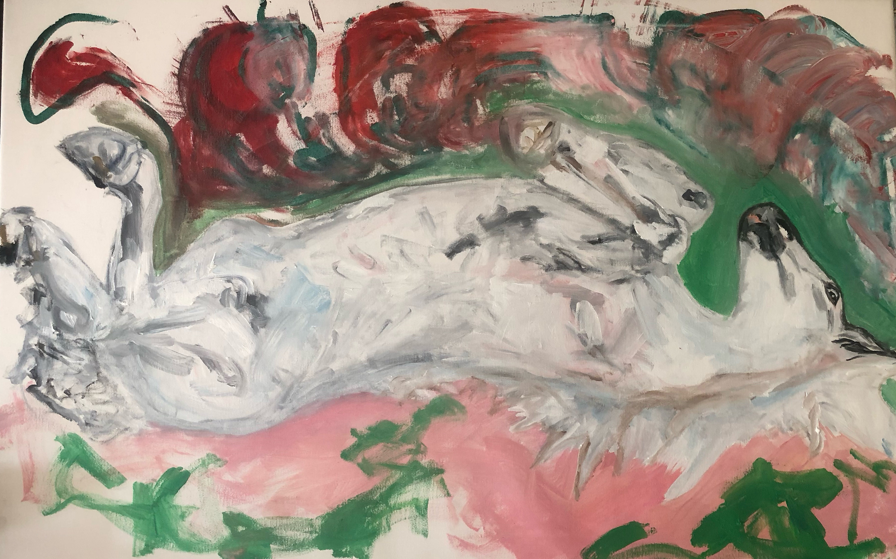 Untitled, oil on canvas, 70x110cm, 2023