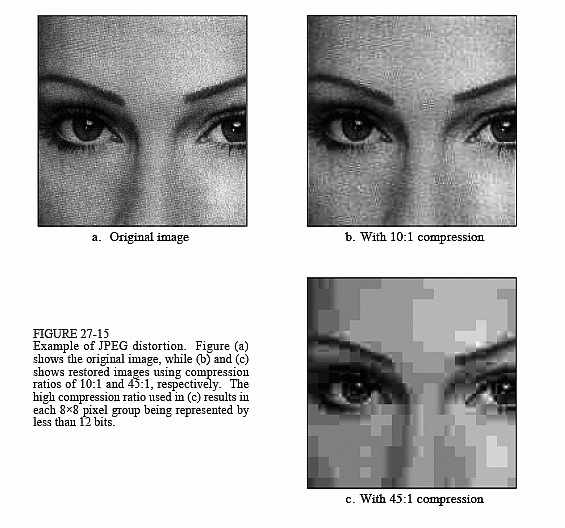 Fig. 8 — JPEG Compression (src. Smith, Steven W.)