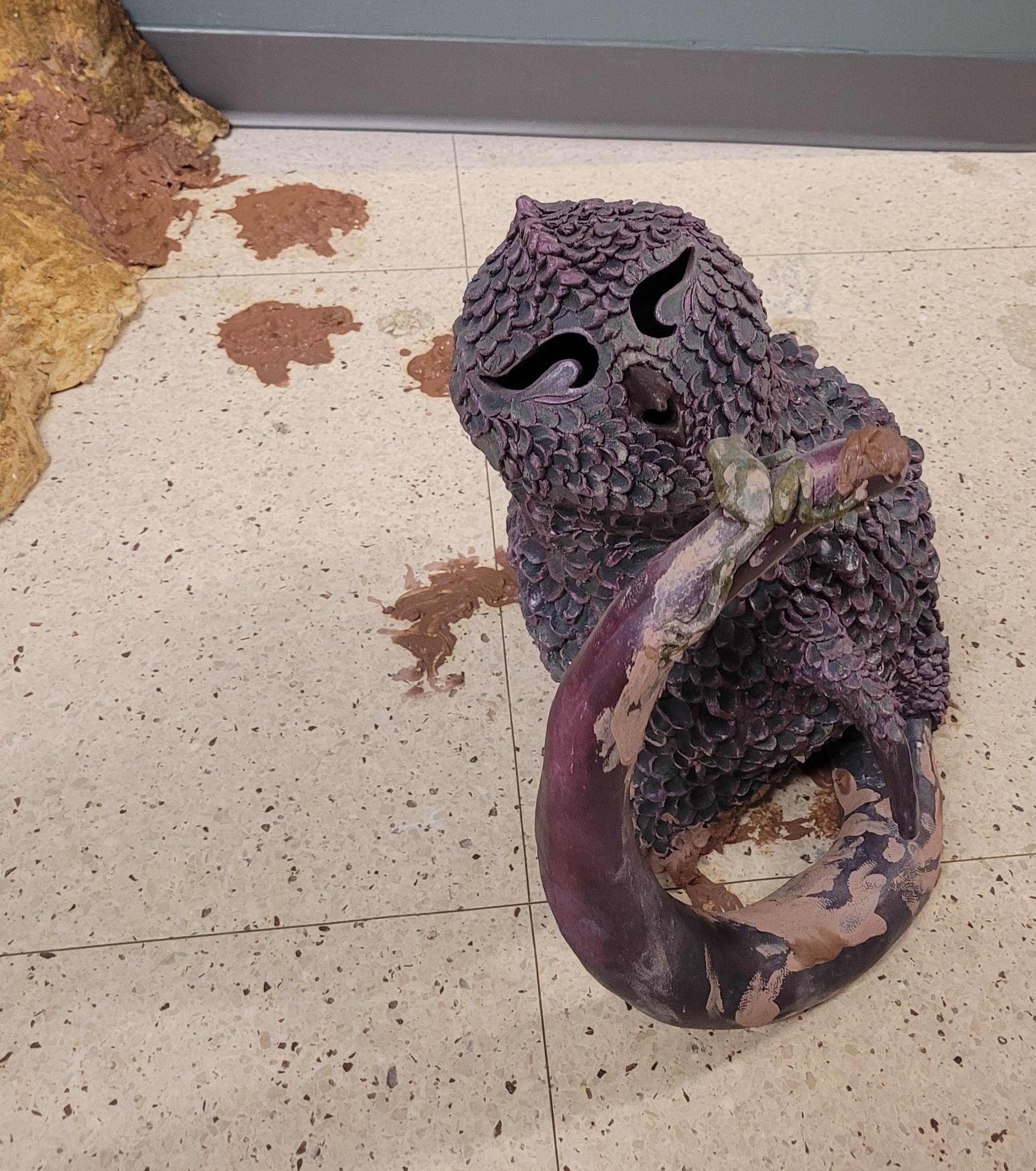 Puddle Stompin&rsquo;Ceramic, 18x17x12 inches, 2022