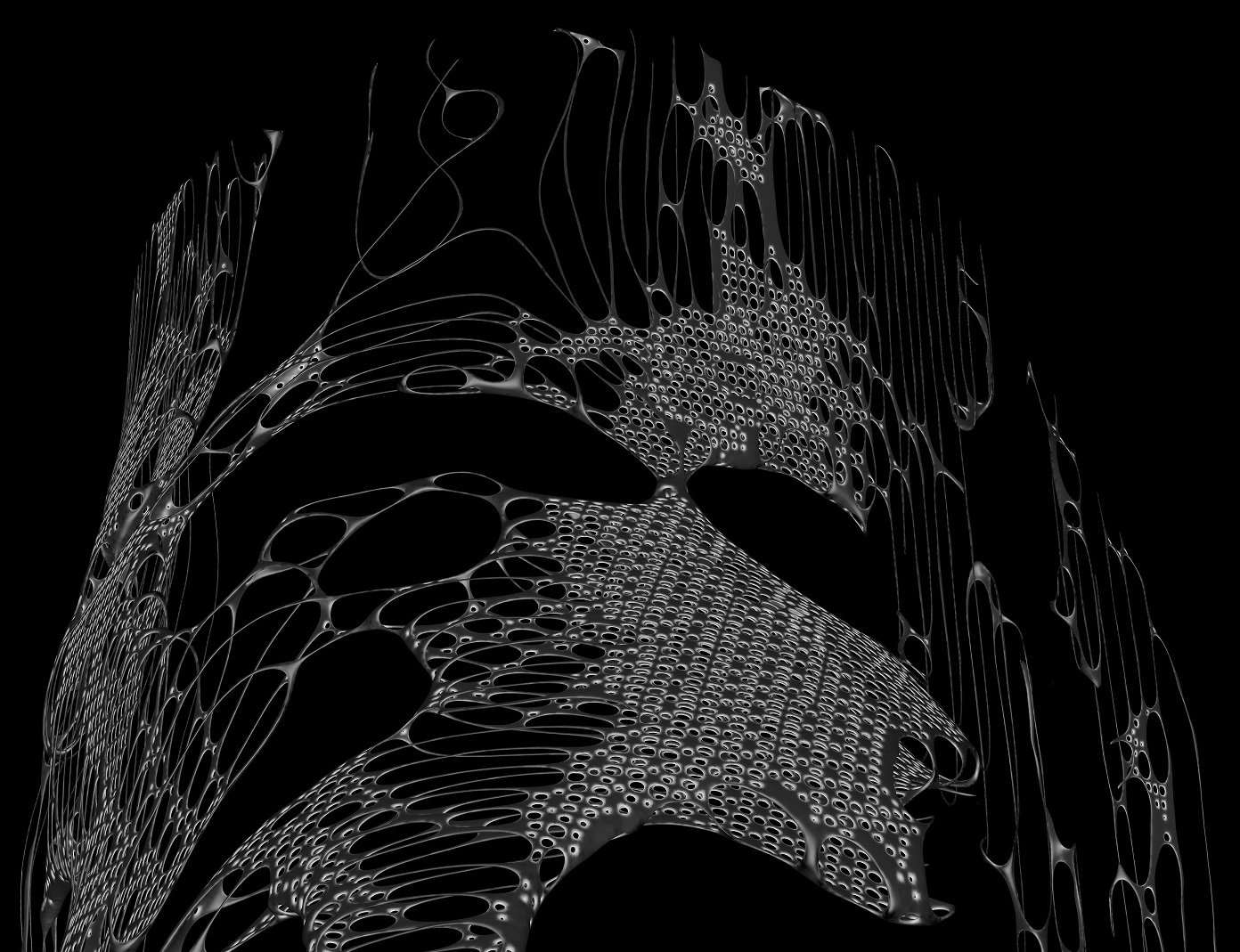 solidified ribbon strructures