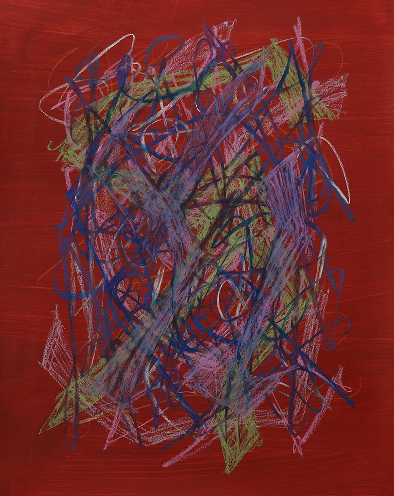 UntitledAcrylic, Pastels, and Colored Pencils on Smooth Paper 19x24" 