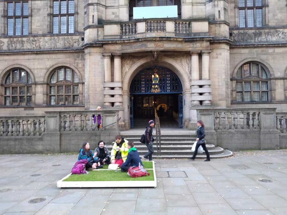 Patch of Grass on wheels