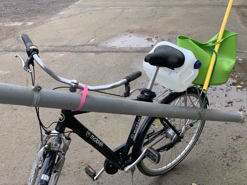 Collecting materials for our first experiments