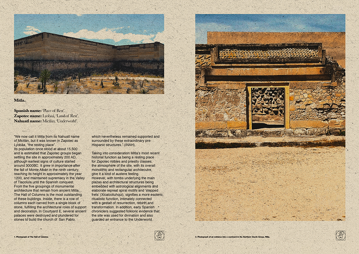 First spread
