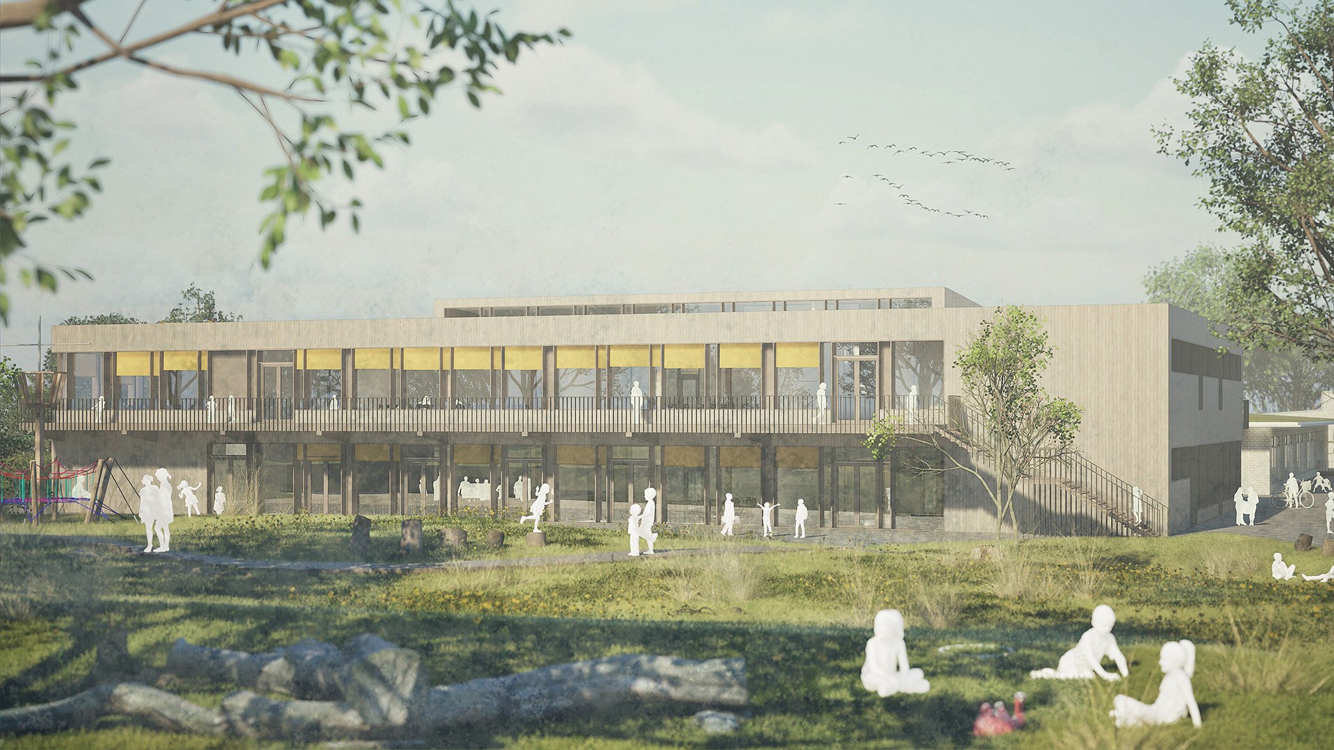 WB. School extension