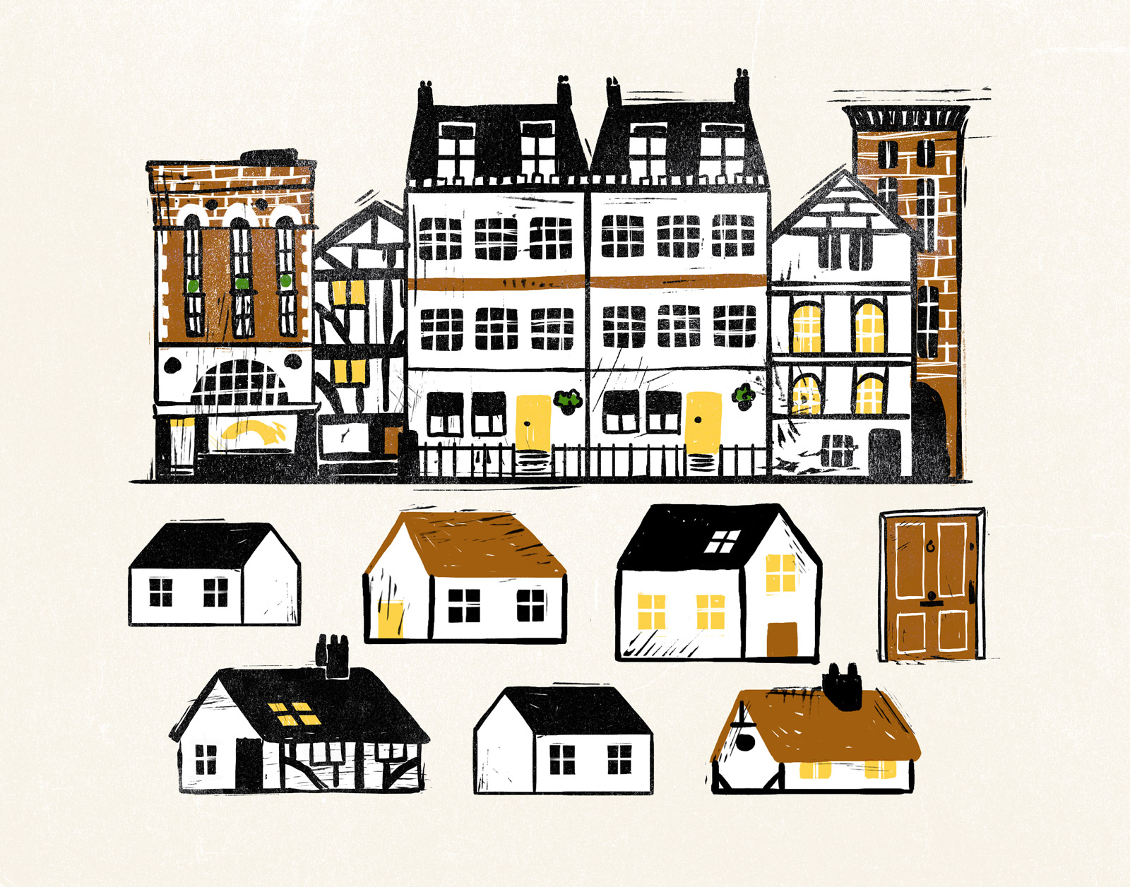 Typical English houses