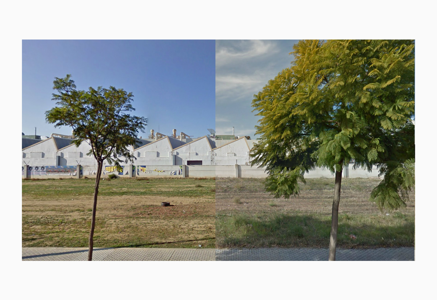 Foto Google Street View serie camino y tiempo periferia