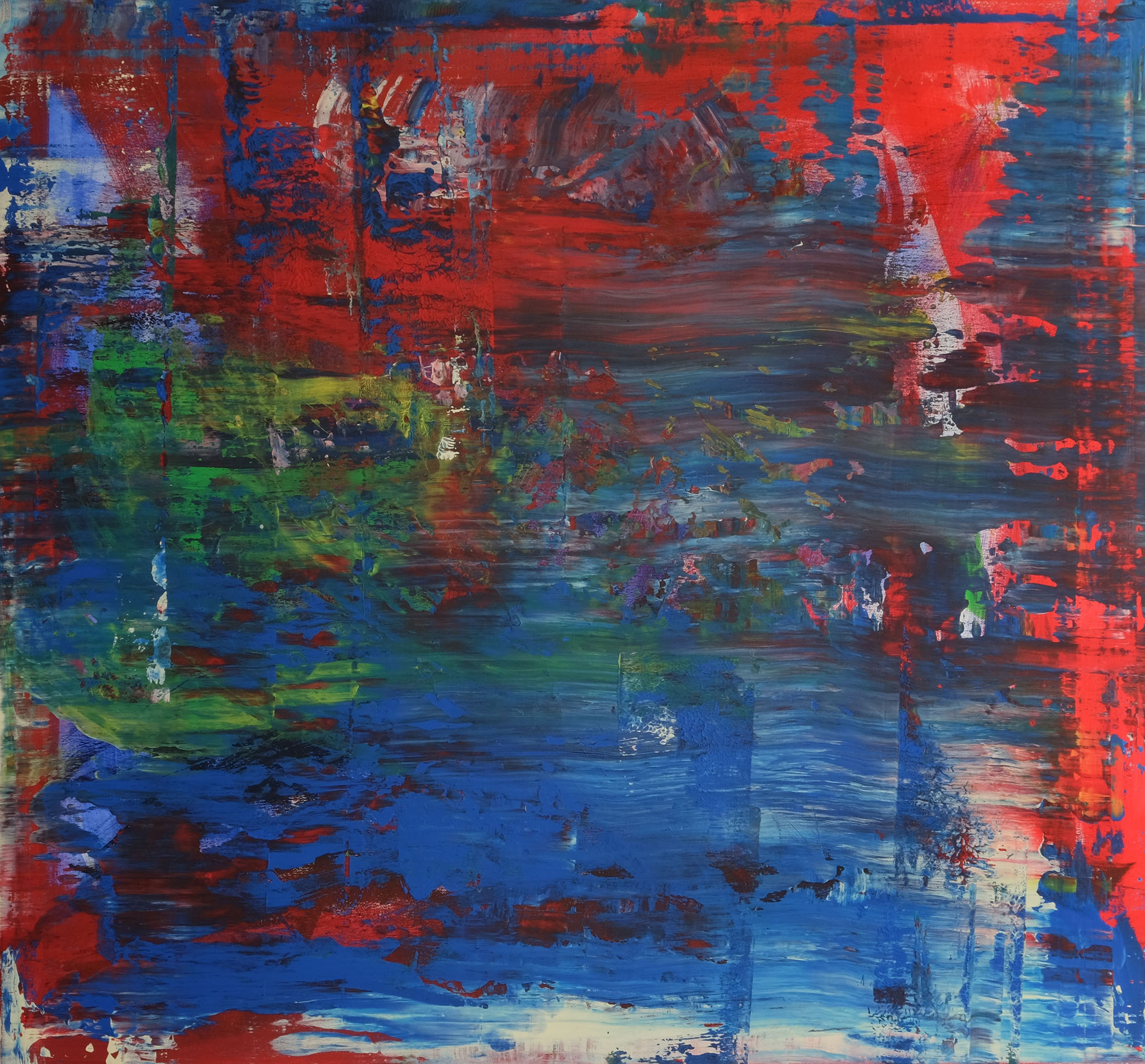 o.T. Acryl auf Leinenwand, 145 x 135 cm