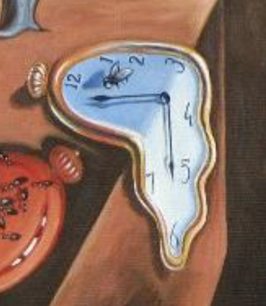 The Persistence of Memory (Detail), Salvador Dali, 1931