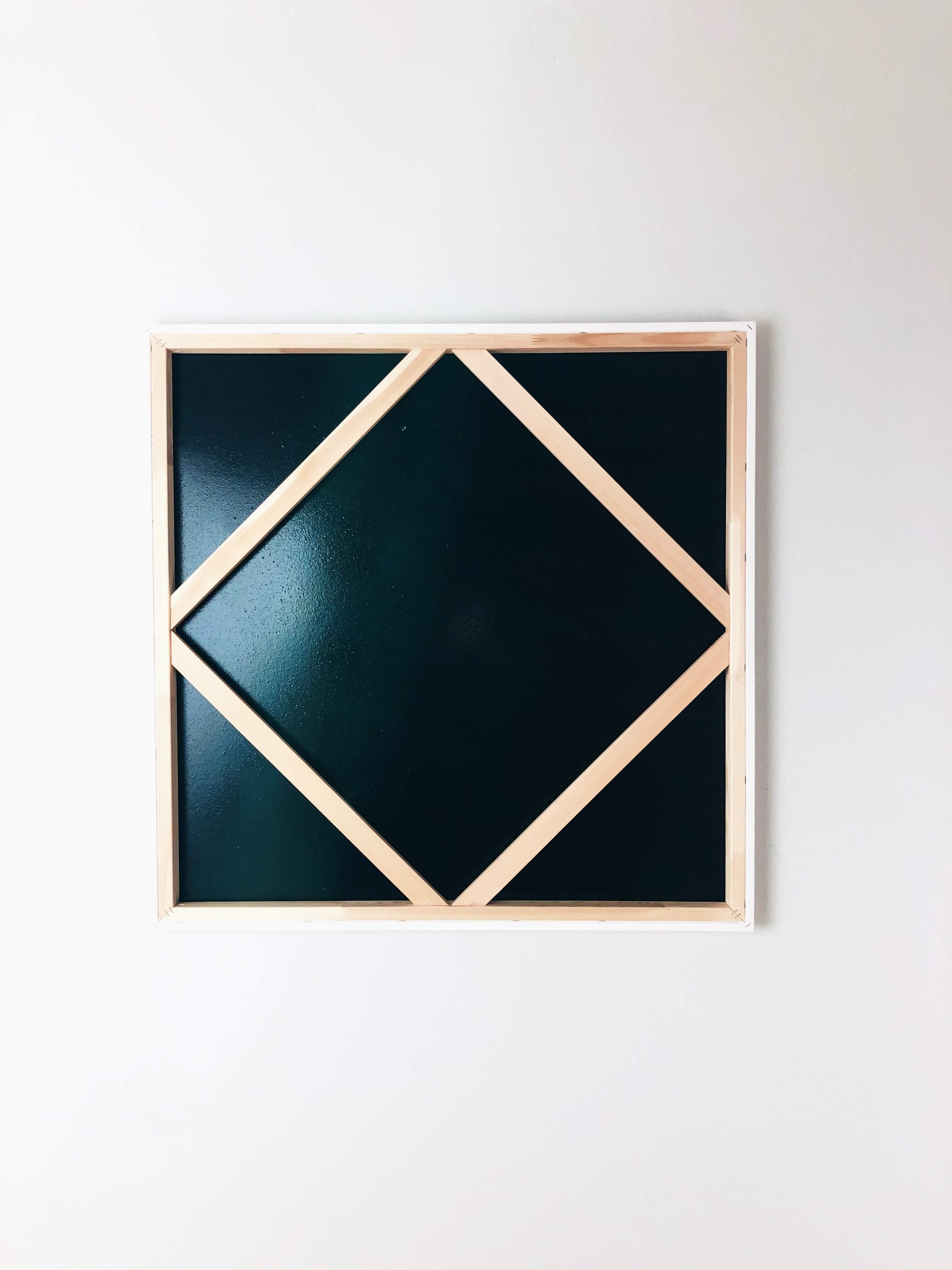 Black, 2019, Acrylic on canvas, 36 x 36 in