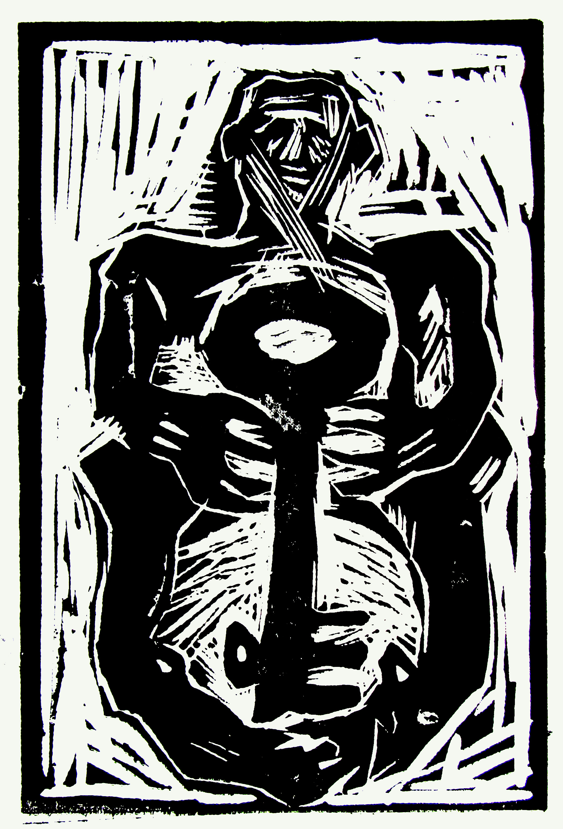 The Big Keylinocut print on paper, edition of 10, 15x10cm, 2013