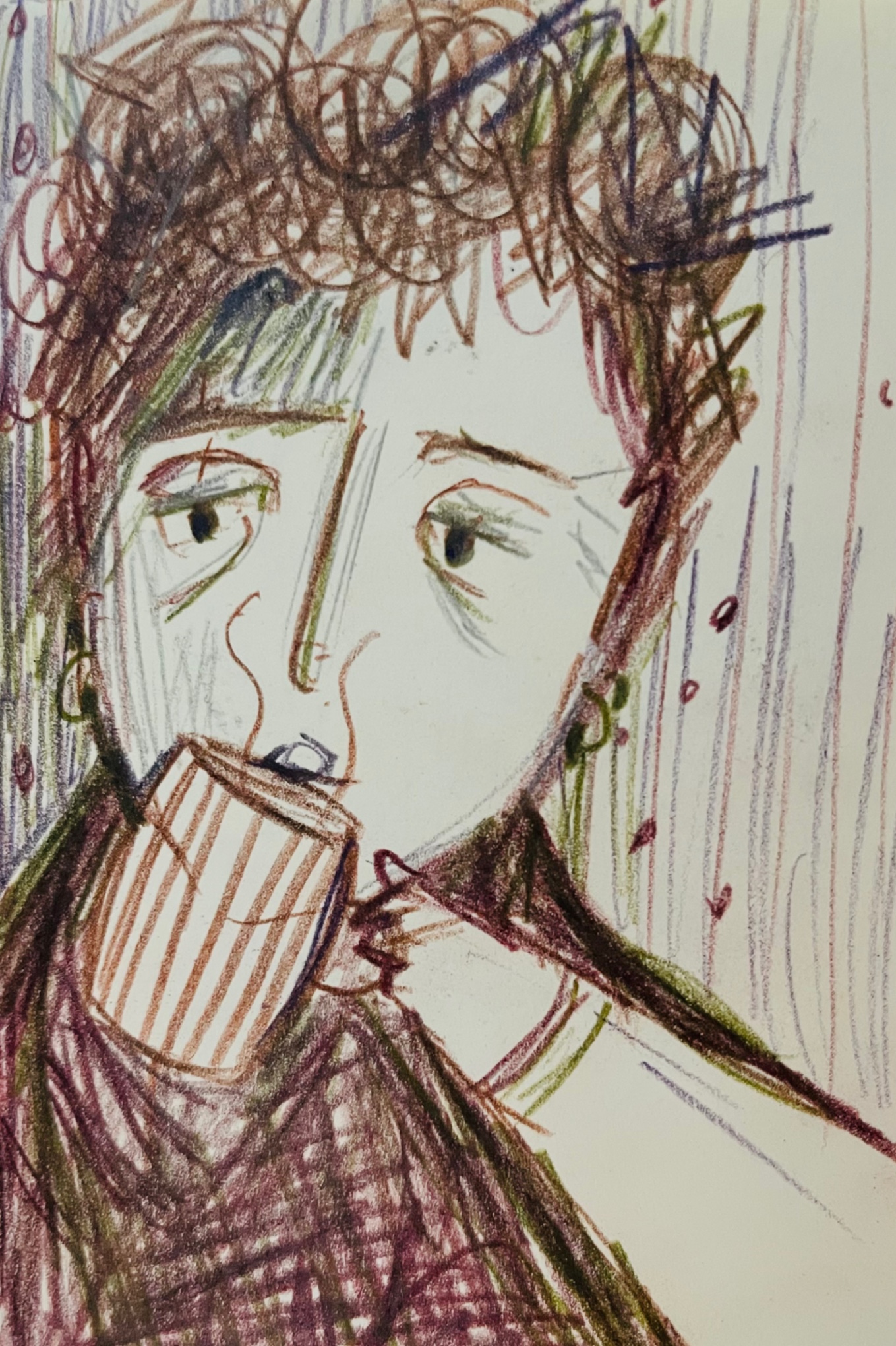 I usually look like this.