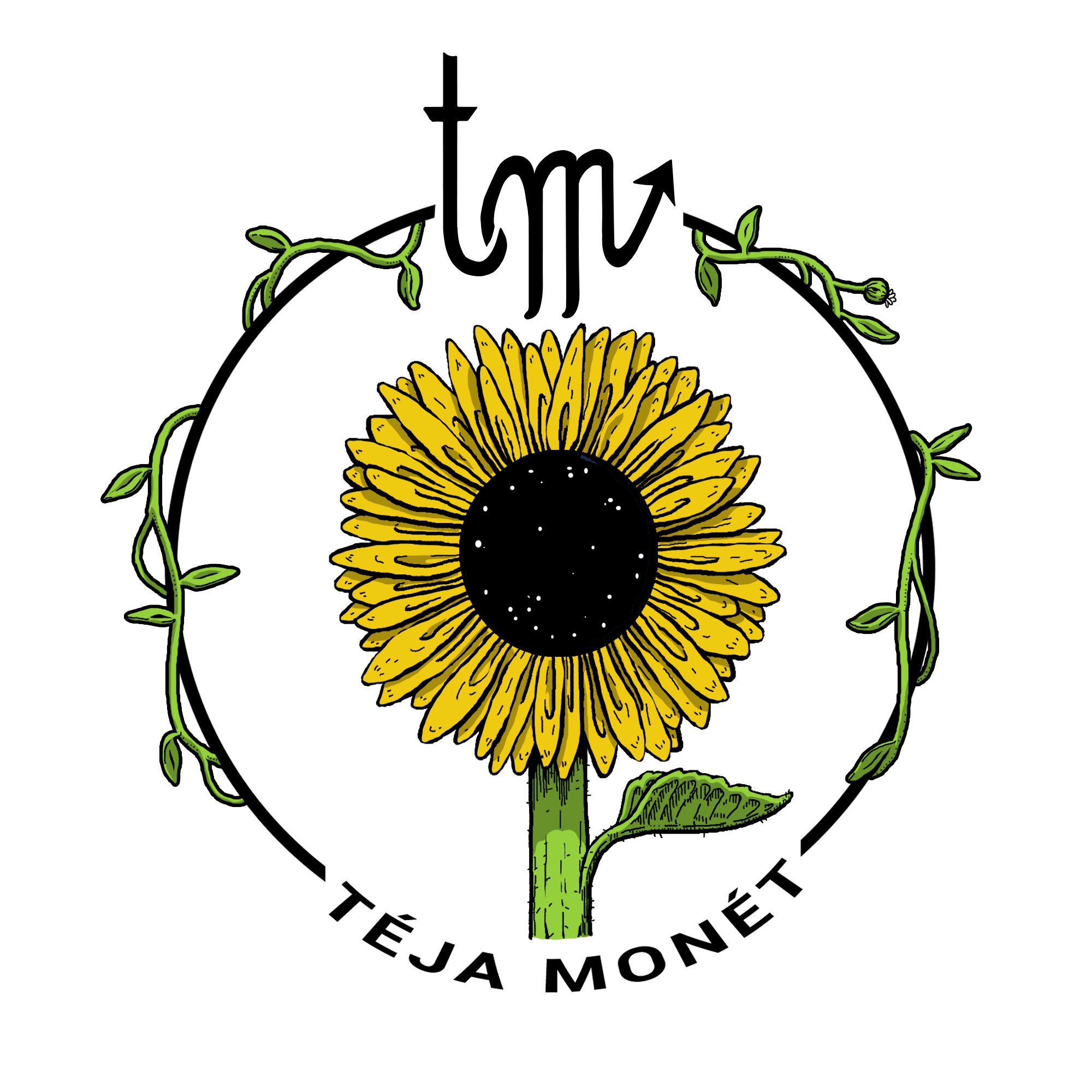 Logo for dancer Téja Monét