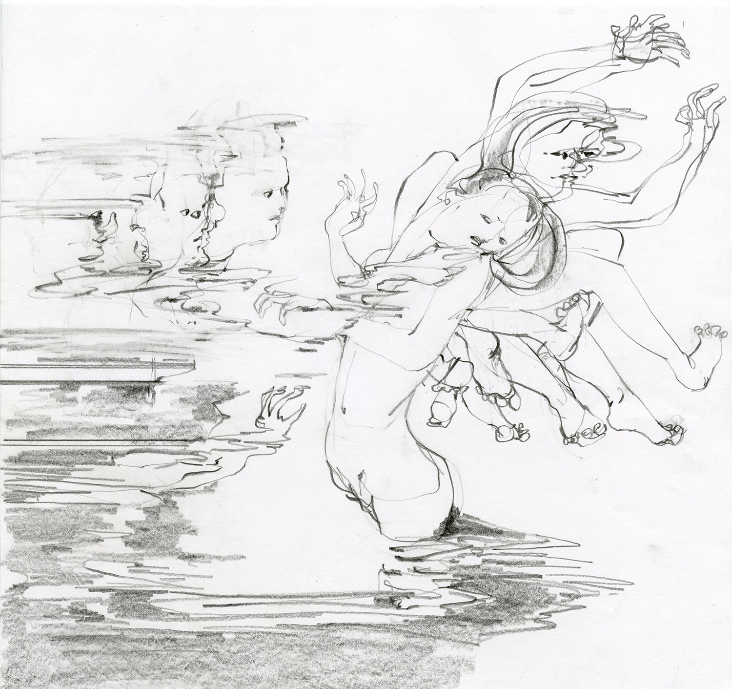 Choi, J. (2016). Waking Up From A Nightmare. [Pencil & Paper]. 31 x 30 cm