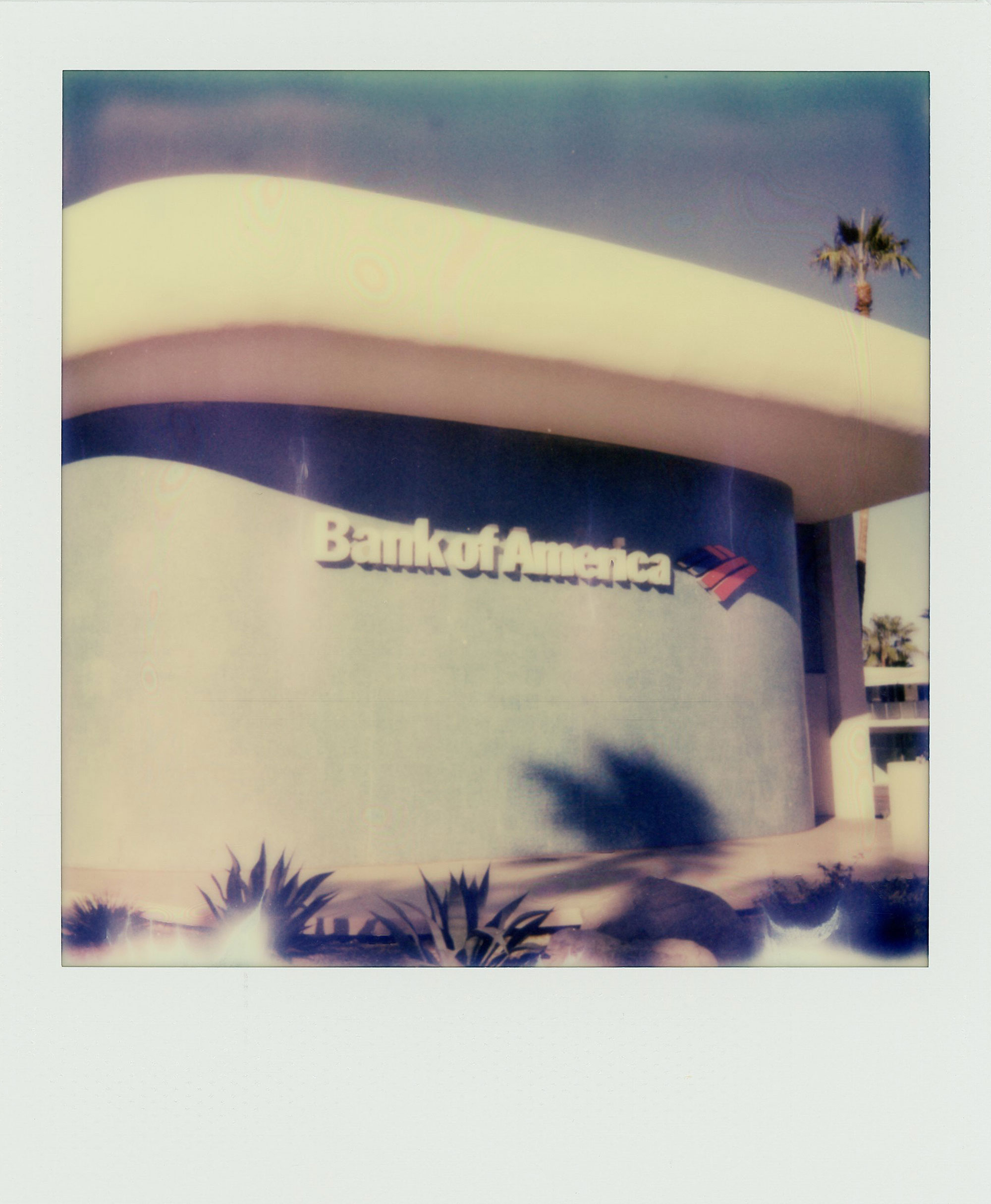 Bank of America (Polaroid), Palm Springs, CA, 2016