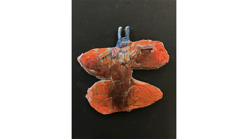 Symmetrical Clay Butterflies