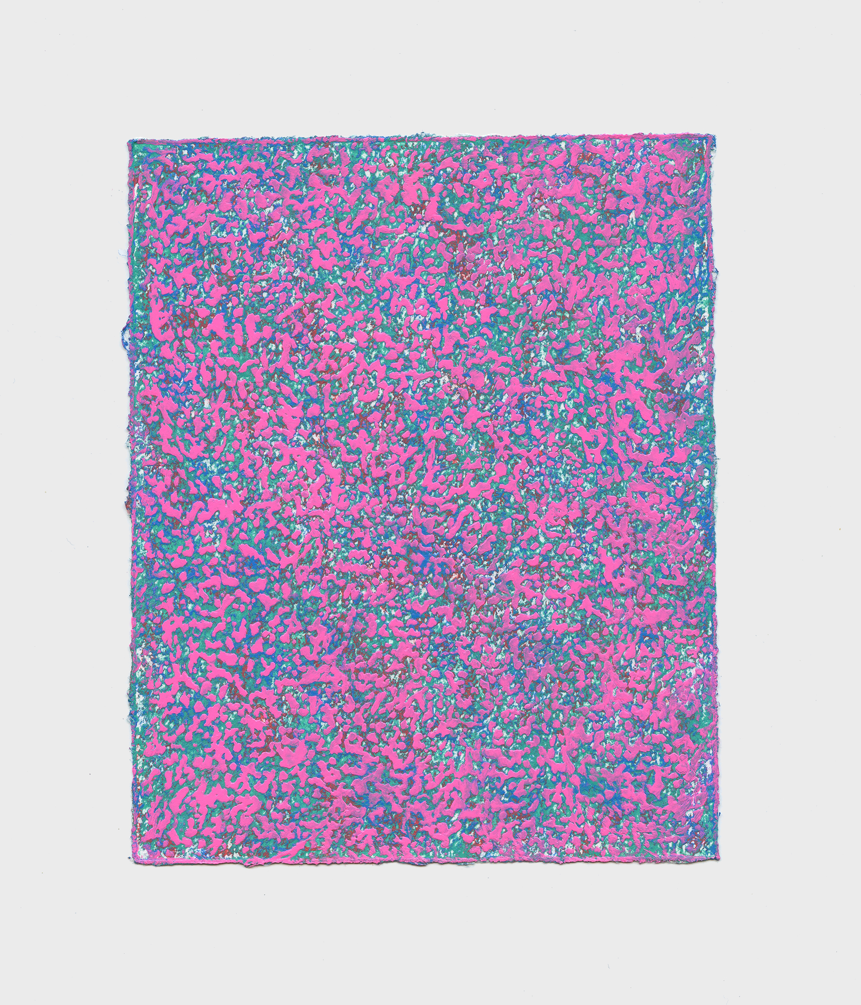 '008', solid marker on paper, 5 x 4 in