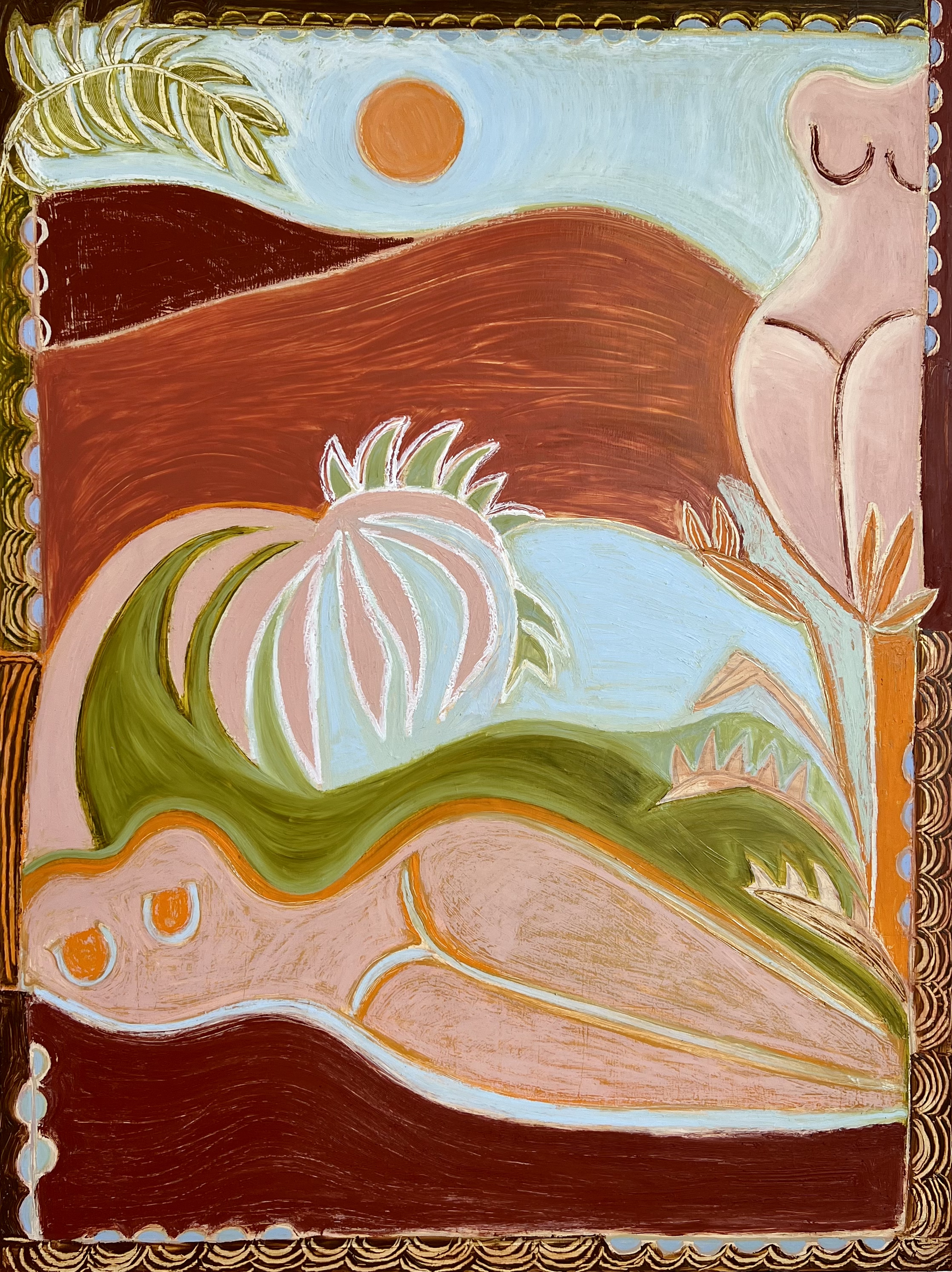 Pina Colada, 2023. Oil on canvas. 163cm x 121cm