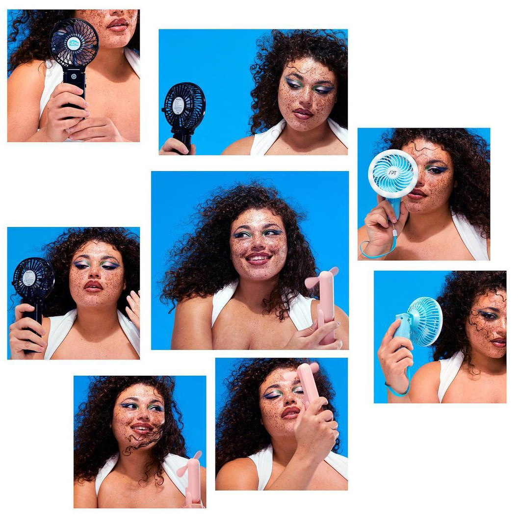Best Hand Fans; Photographed by F. Martin Ramin; Hair and MUA by Roy Liu; Talent: Ciara Consiglio for JAG models