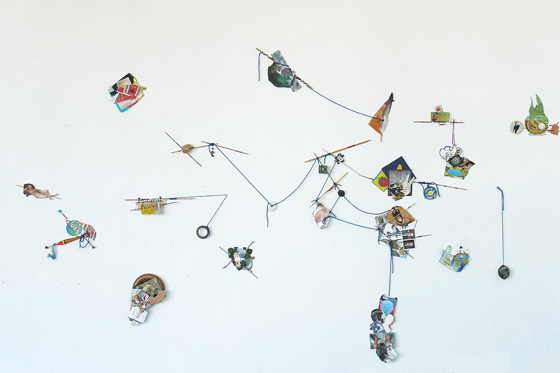 Installation Mikado, 2013. Studio 420, Rome.