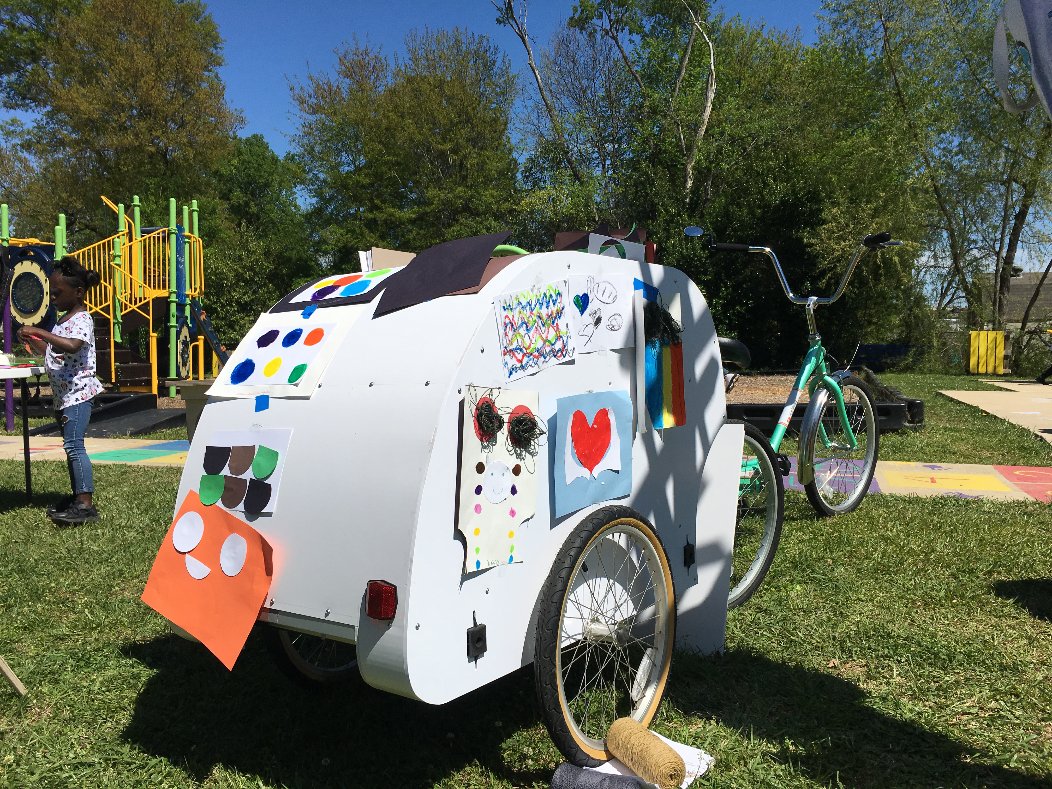 the "Dream Stream" created for mobile activities in adjacent neighborhood
