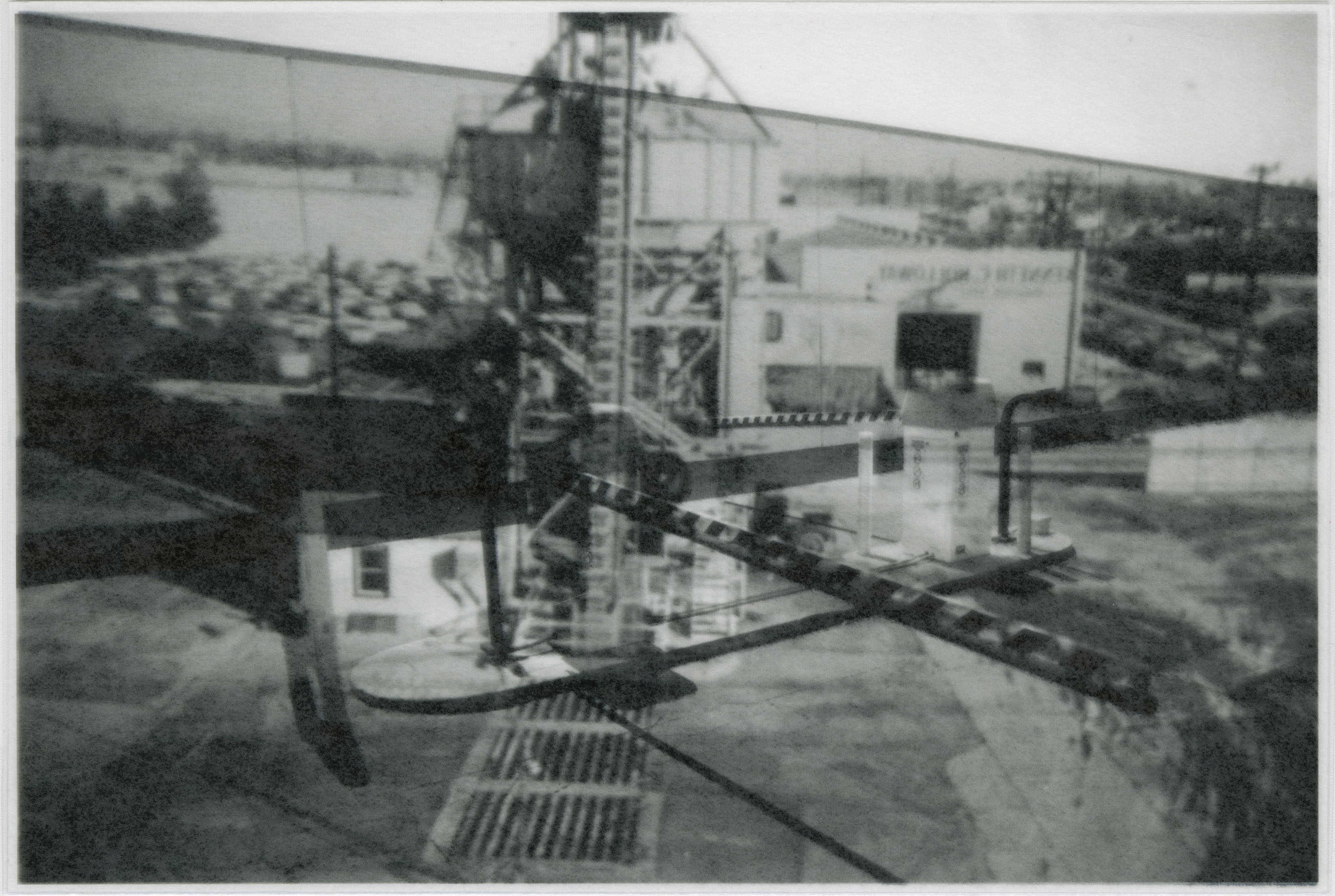 3430 E Foothill Blvd. Pasadena 2, Digital, Rice Paper and Transparency Paper on Light Box, 4 x 6 in (10.16 x 15.24 cm), 2018 