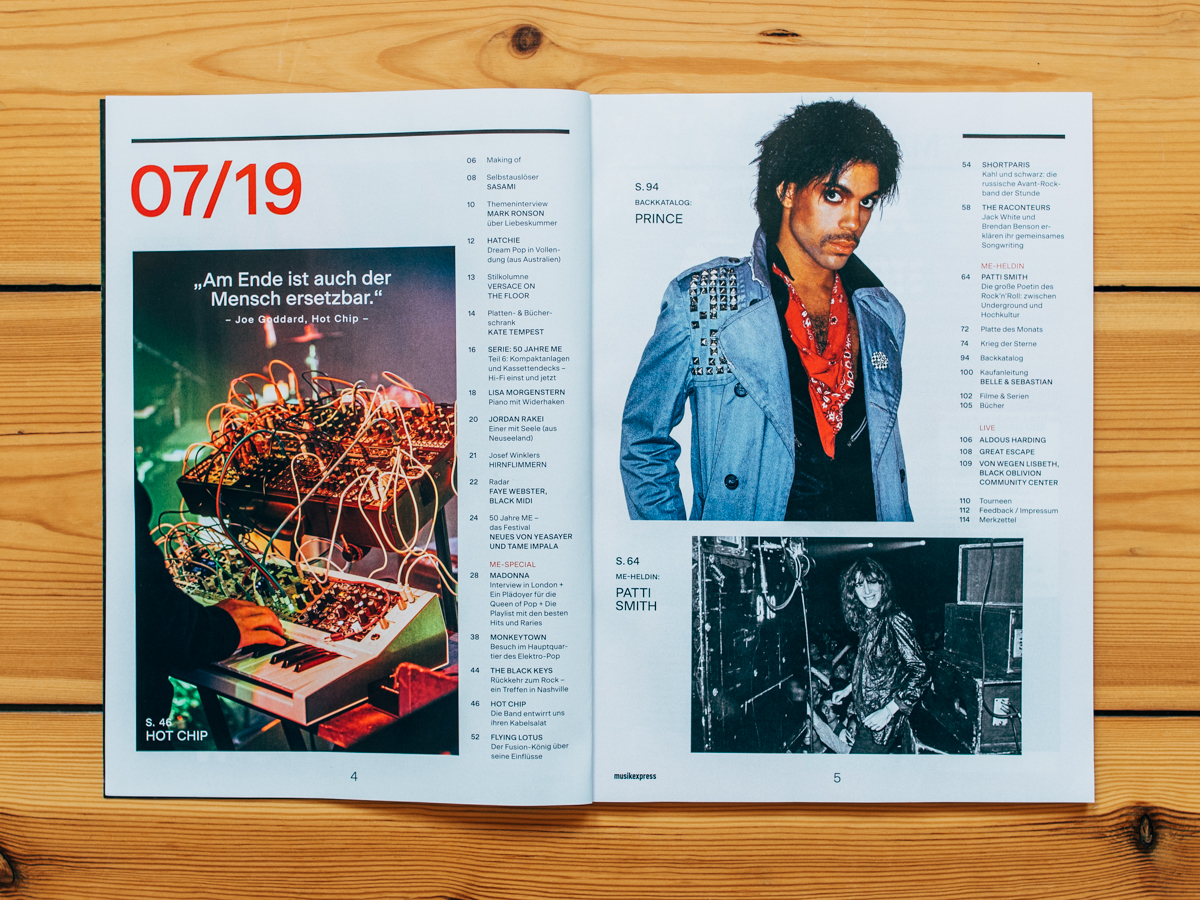 MUSIKEXPRESS / Hot Chip / Juni 2019