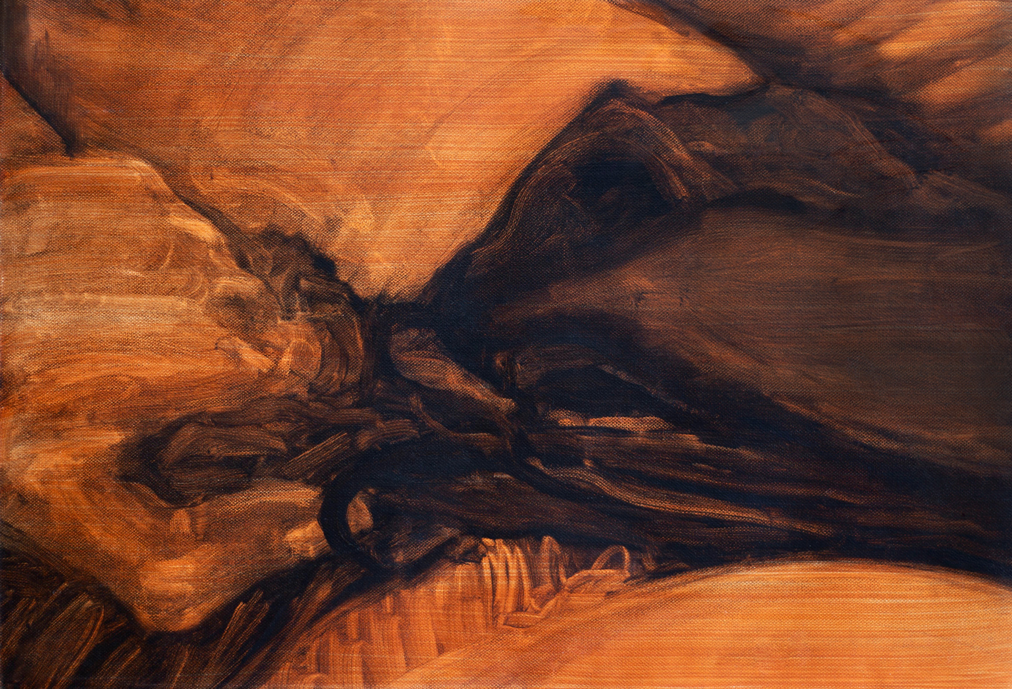 Love Letters Serie #2, 2018, huile sur toile, 50x33cm