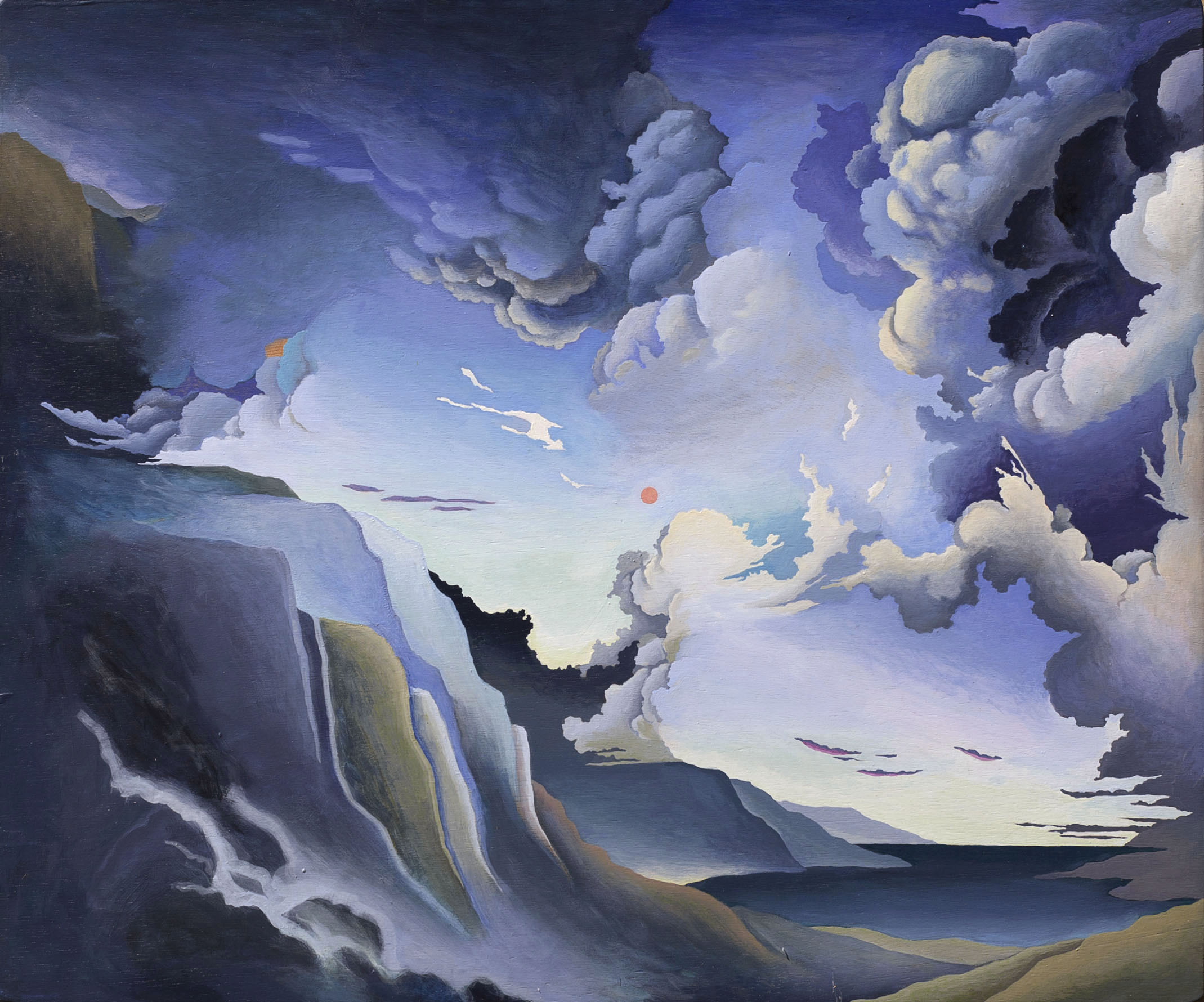 Août 2018 (58 x 48,5 cm, acrylique sur bois)