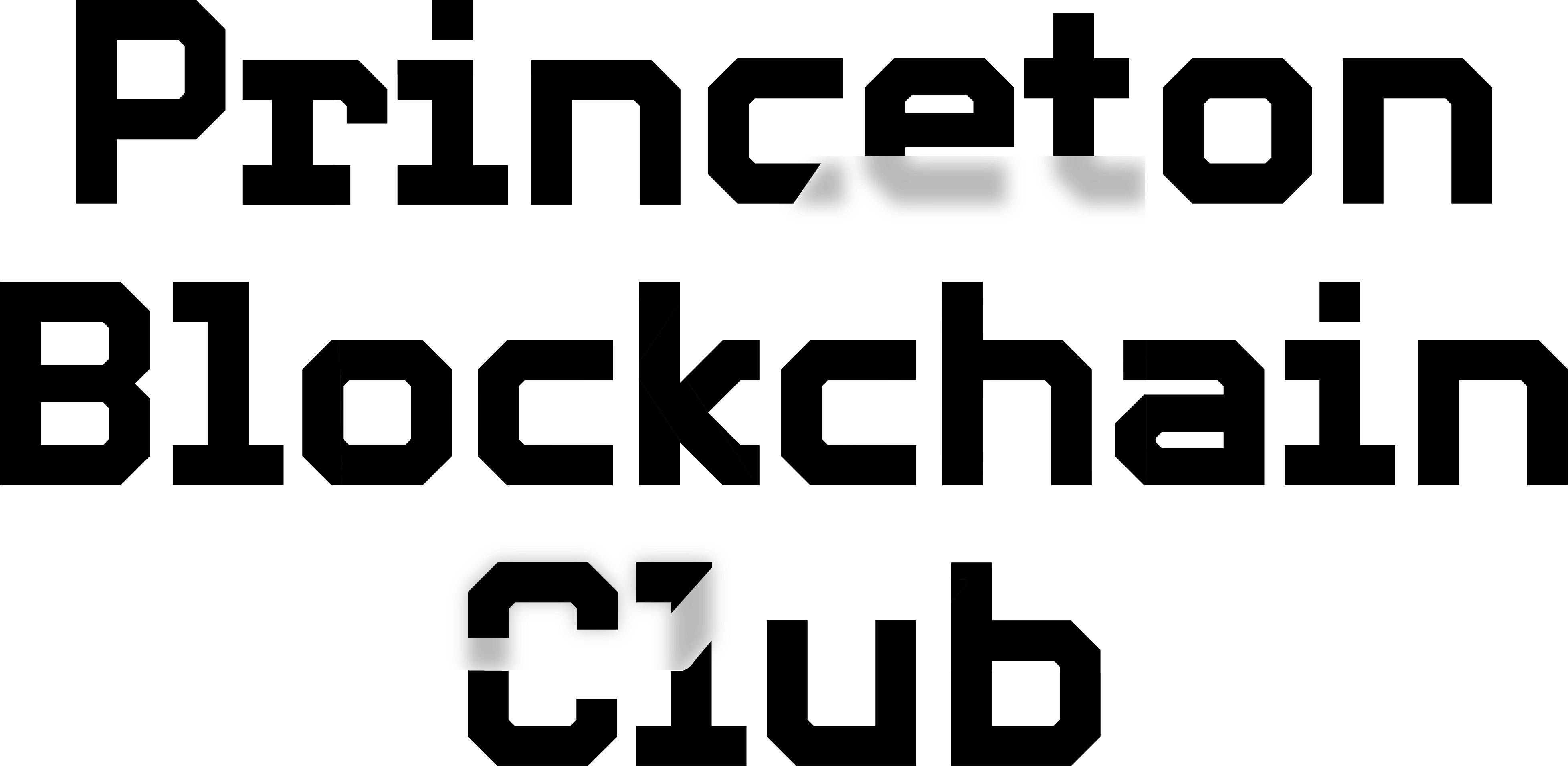 "Princeton Blockchain Club" on top of the club logo