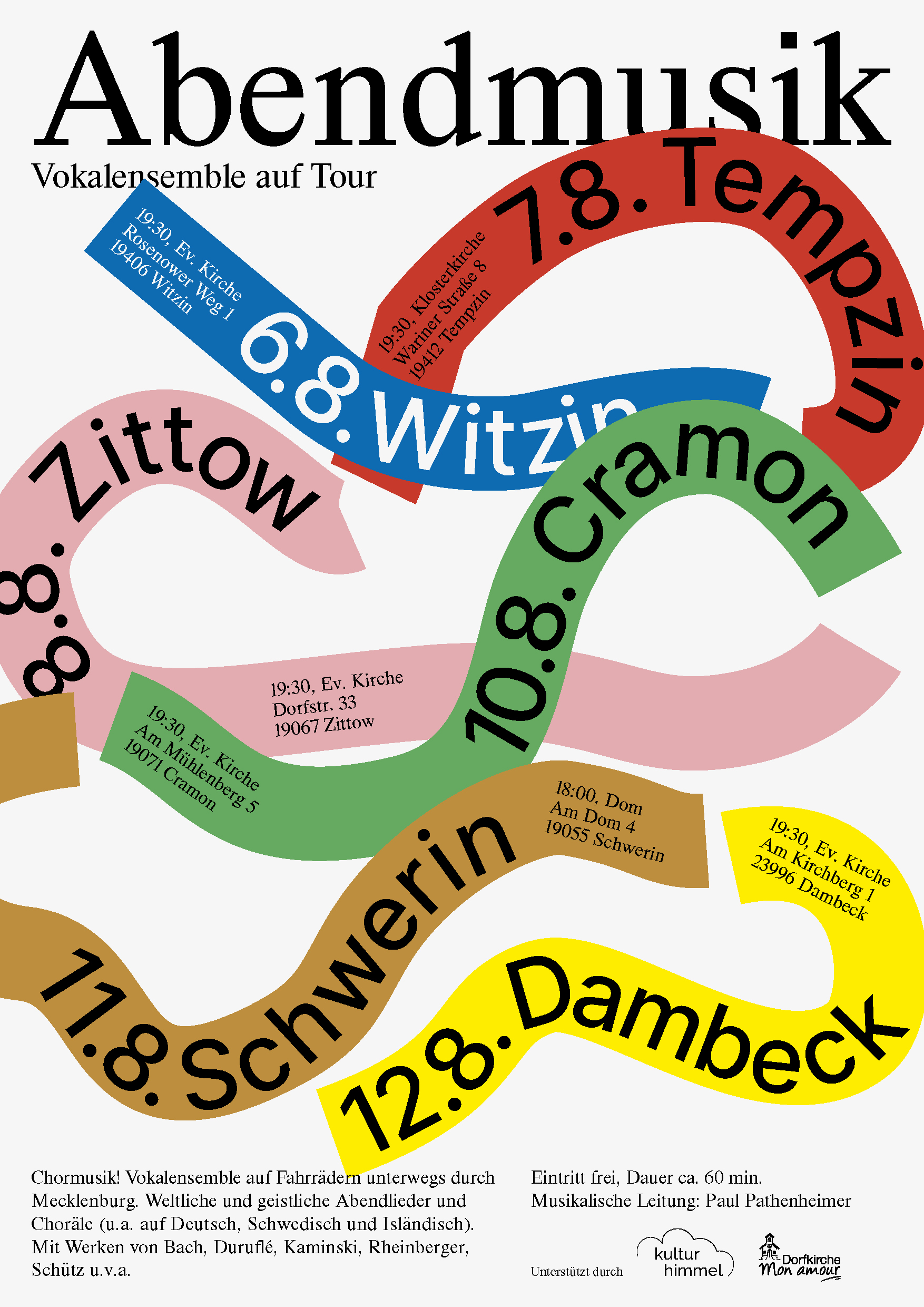 Poster and Social Media Assets for Vocal Ensemble