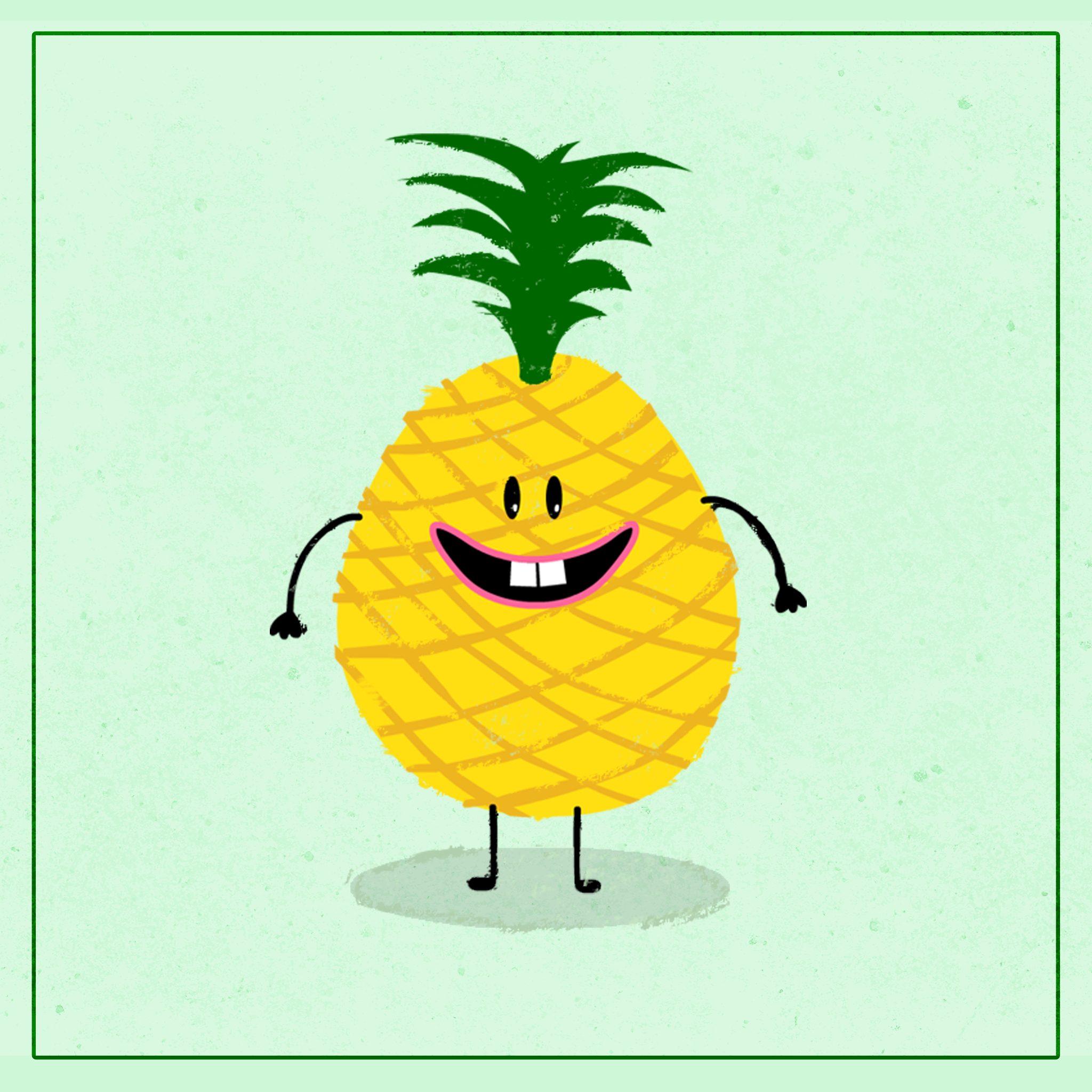 Dancing pineapple gif