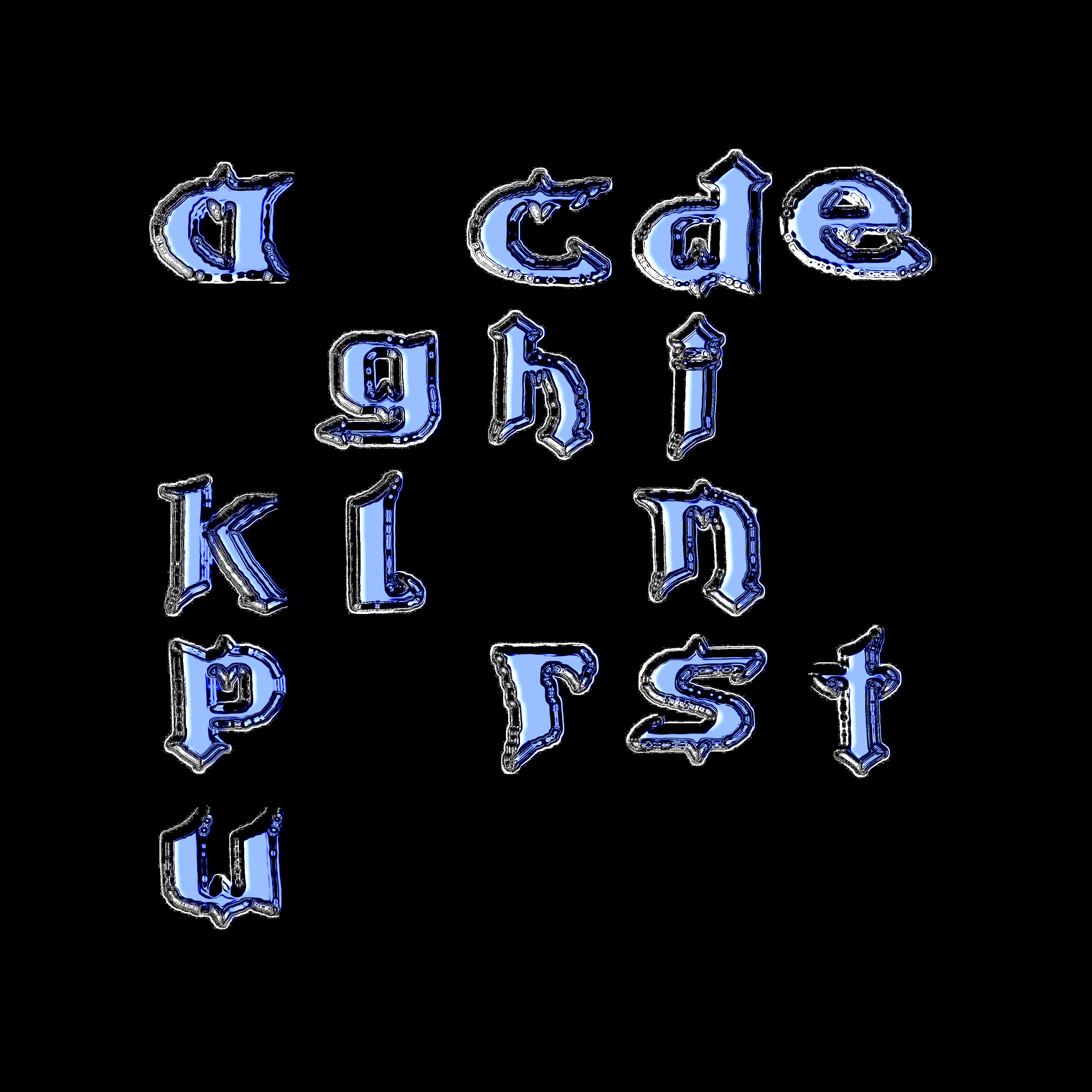 'Earthslip Alphabet', 2021