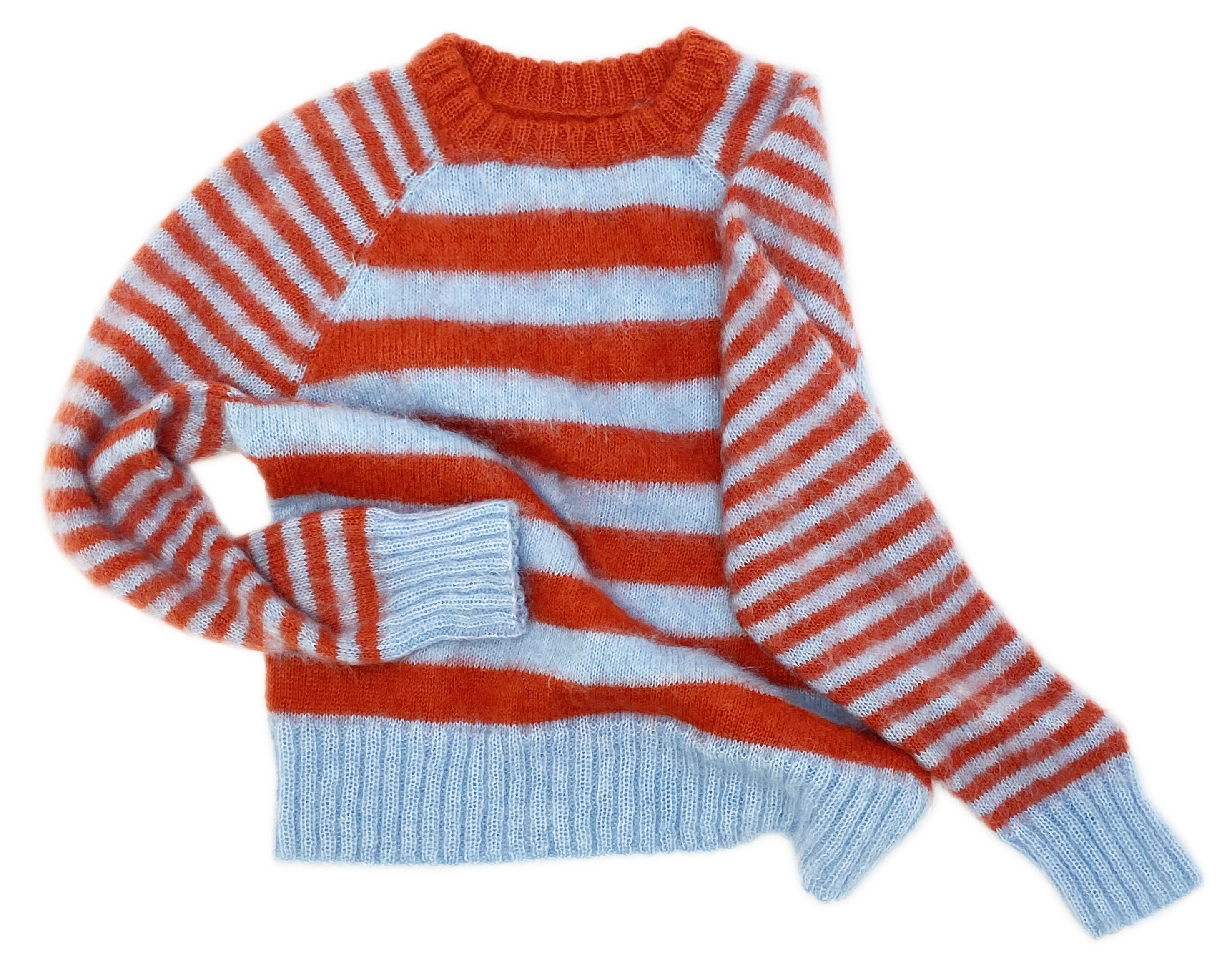 Stripe Sweater in mohair
