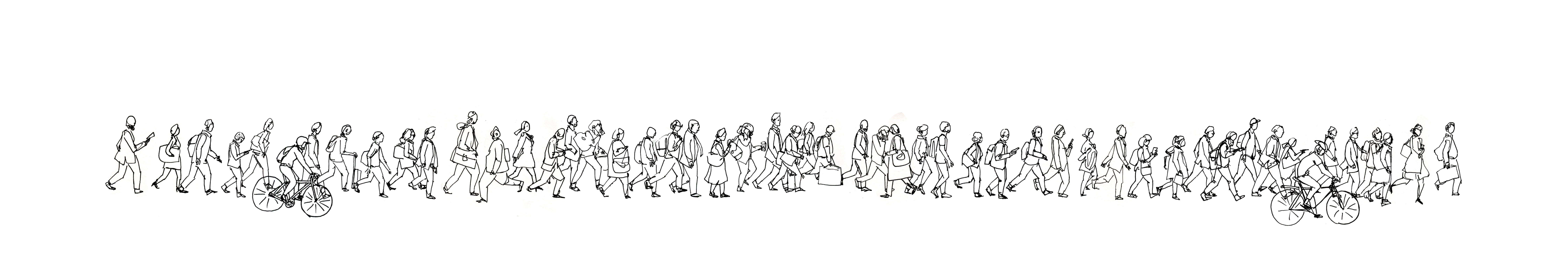 6pm London Bridge / 2017 / 755 x 137 mm