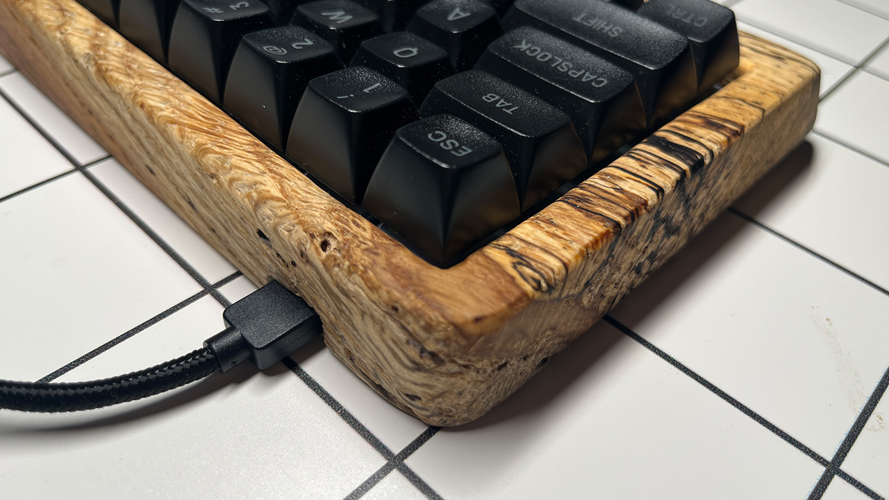 Wooden Keyboard Case